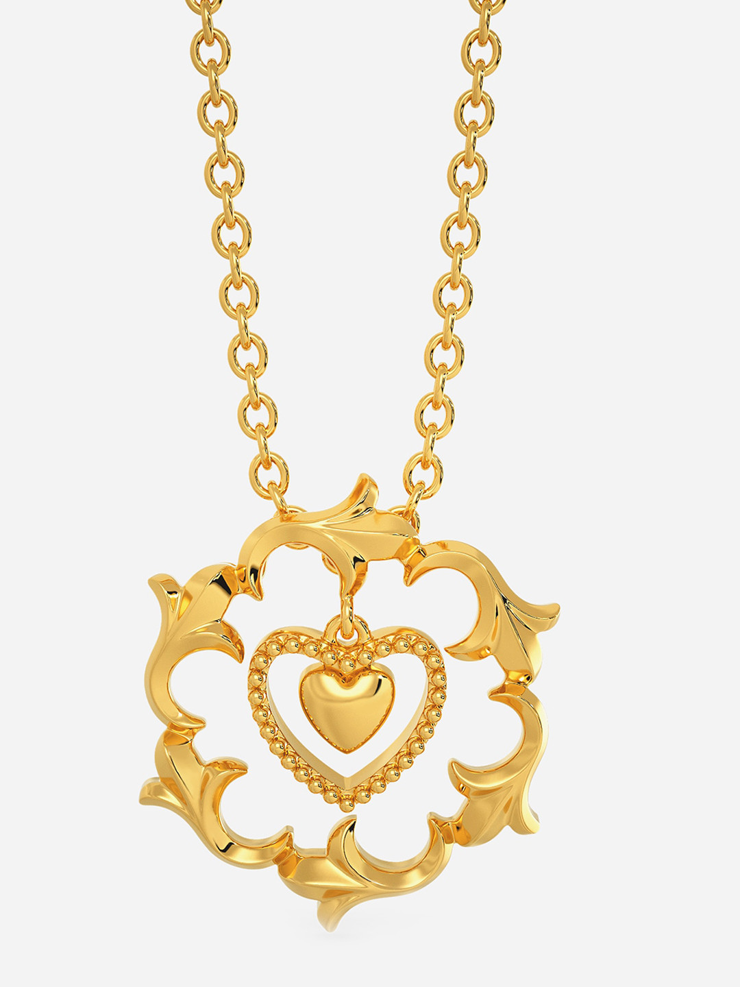 

MELORRA Spell Of Love 18KT Gold Pendant-1.84 gm