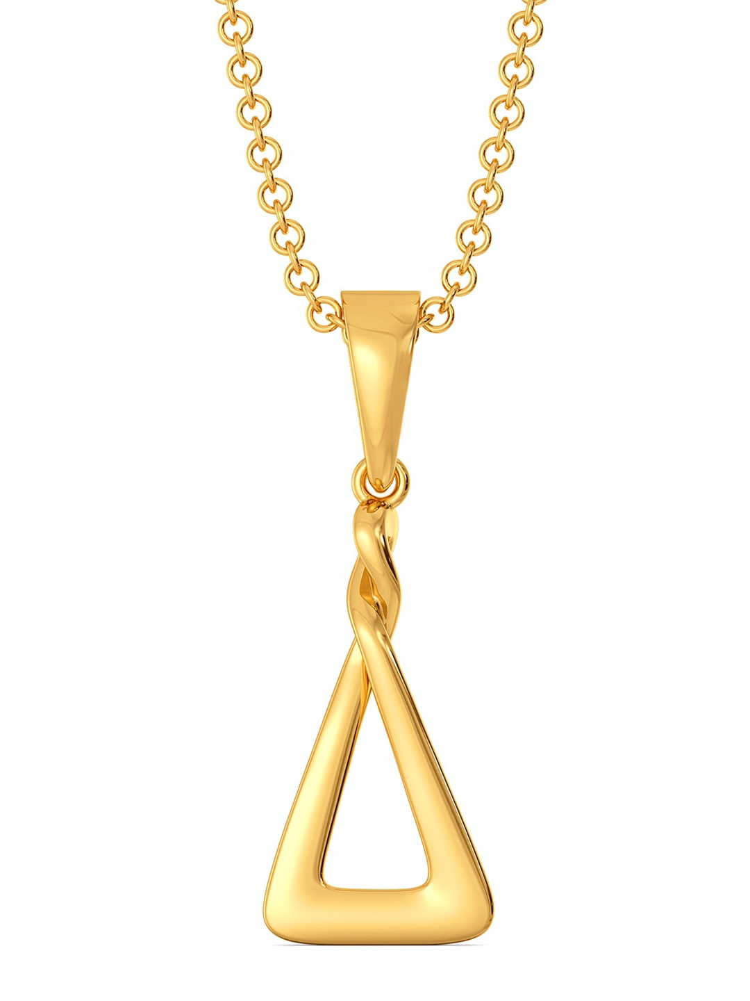 

MELORRA Work It Shorty 18KT Gold Pendant-1.4gm