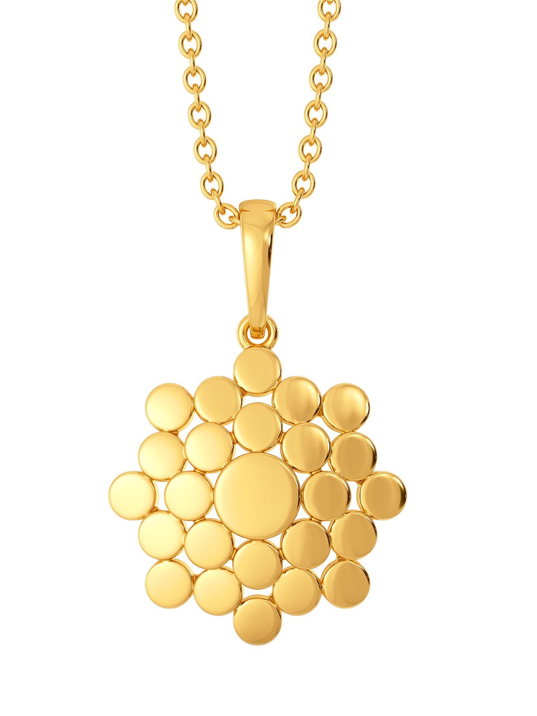 

MELORRA Tinsel Town Twinkle 18KT Gold Pendant-3.0gm
