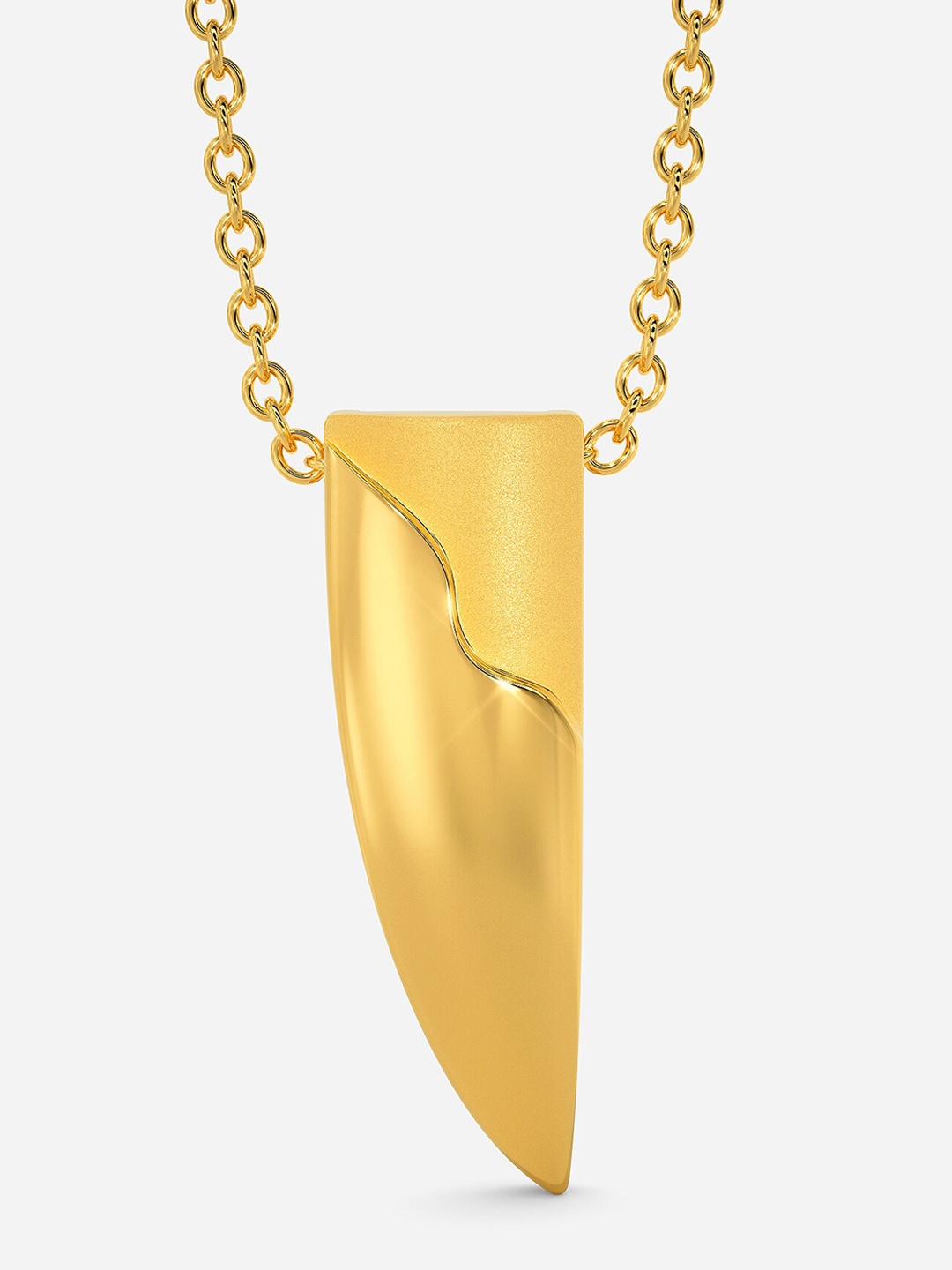

MELORRA Rugged Cuts 18KT Gold Pendant-2.2gm