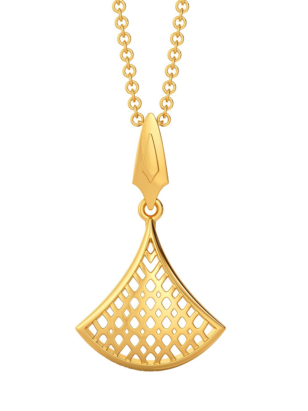 

MELORRA Totally Tulle 18KT Gold Pendant-2.29gm