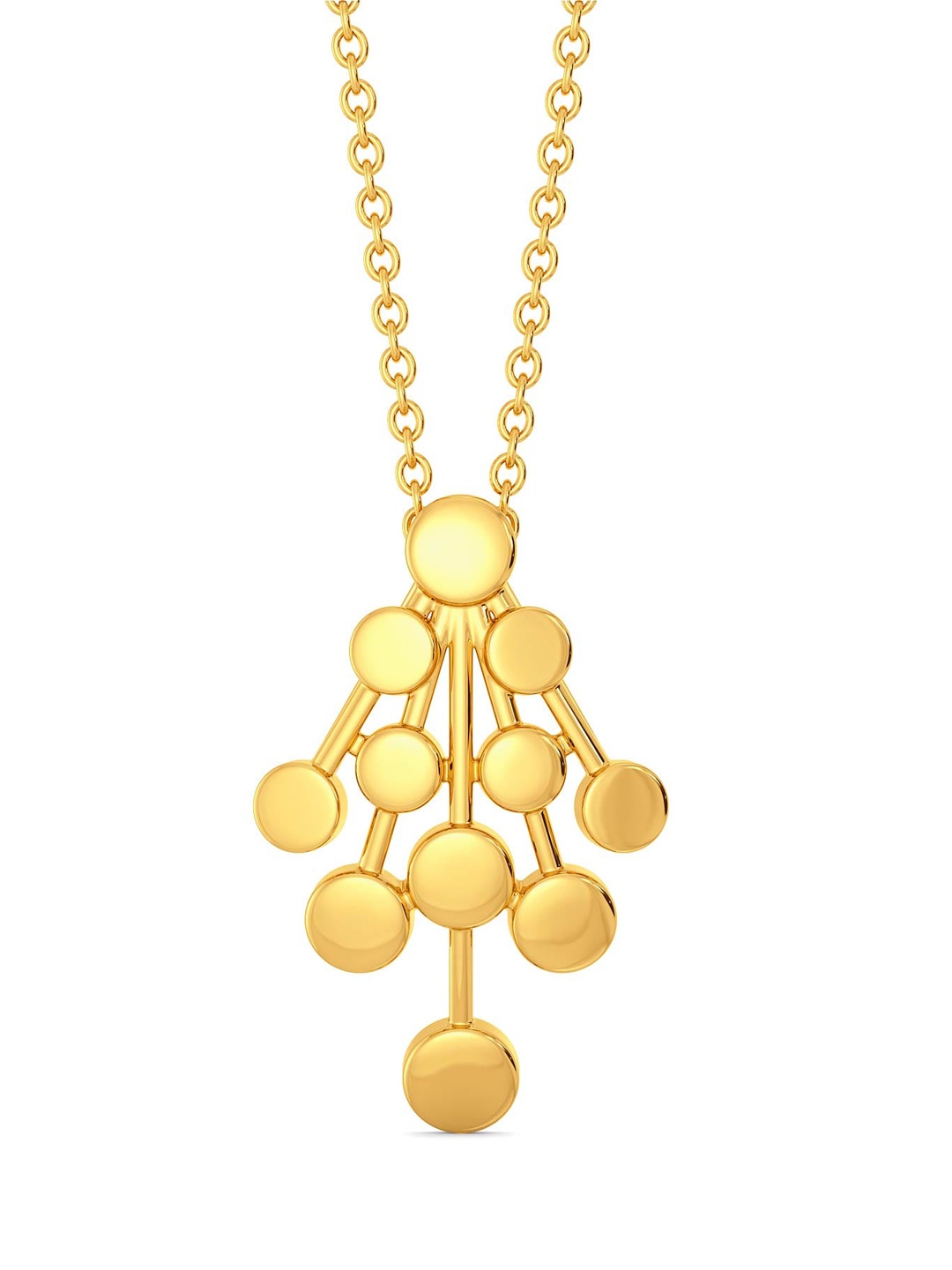 

MELORRA Allure of Gold 18KT Gold Pendant-3.35gm
