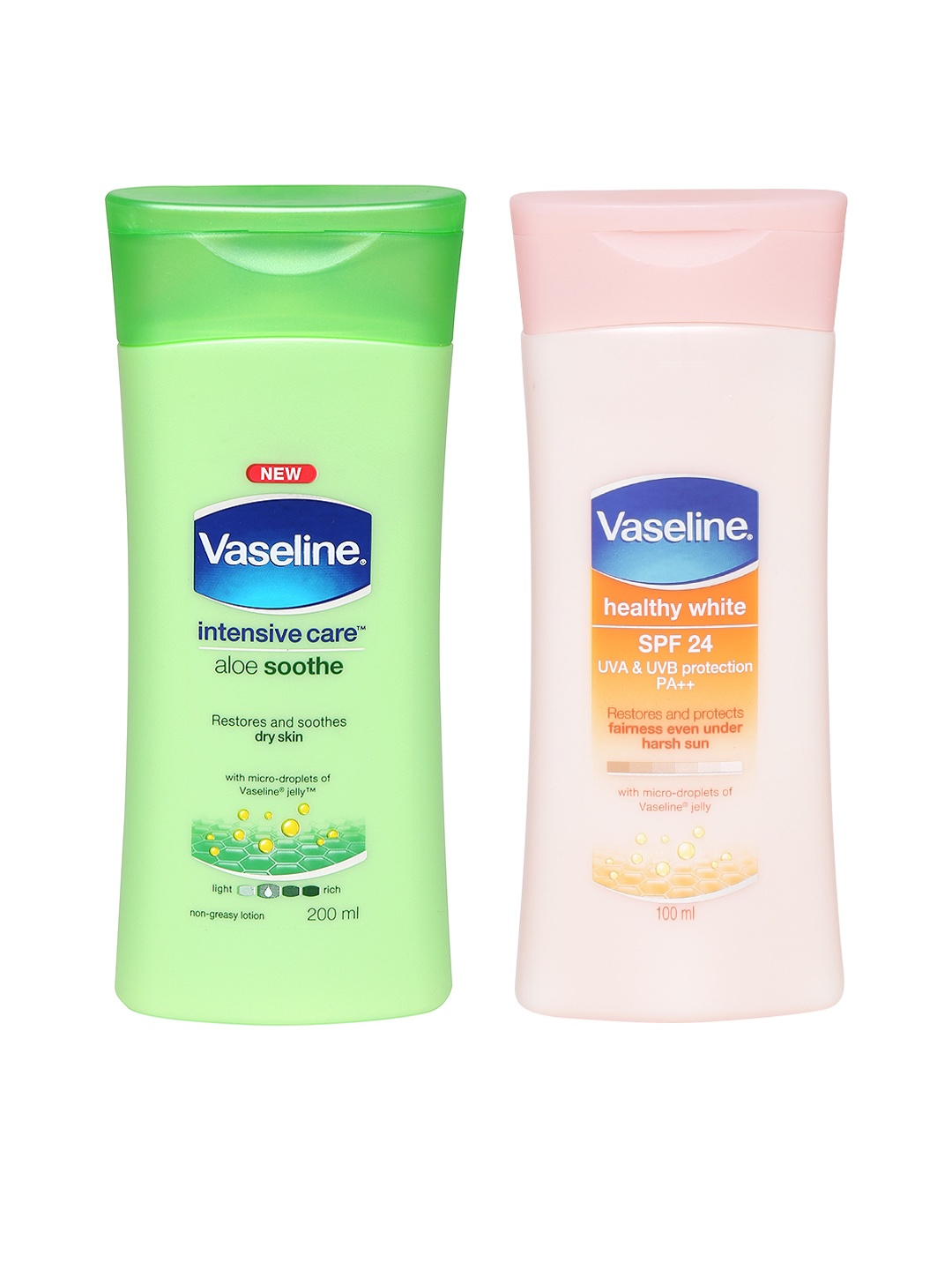 

Vaseline Pack of 2 Body Lotions, Green