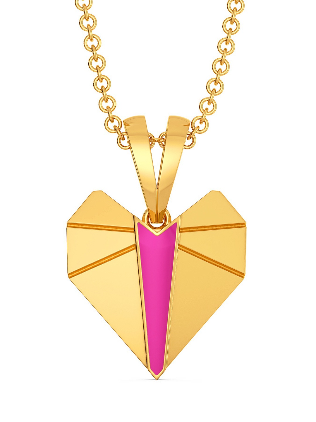 

MELORRA Pink Blush 18KT Gold Pendant-2.53gm