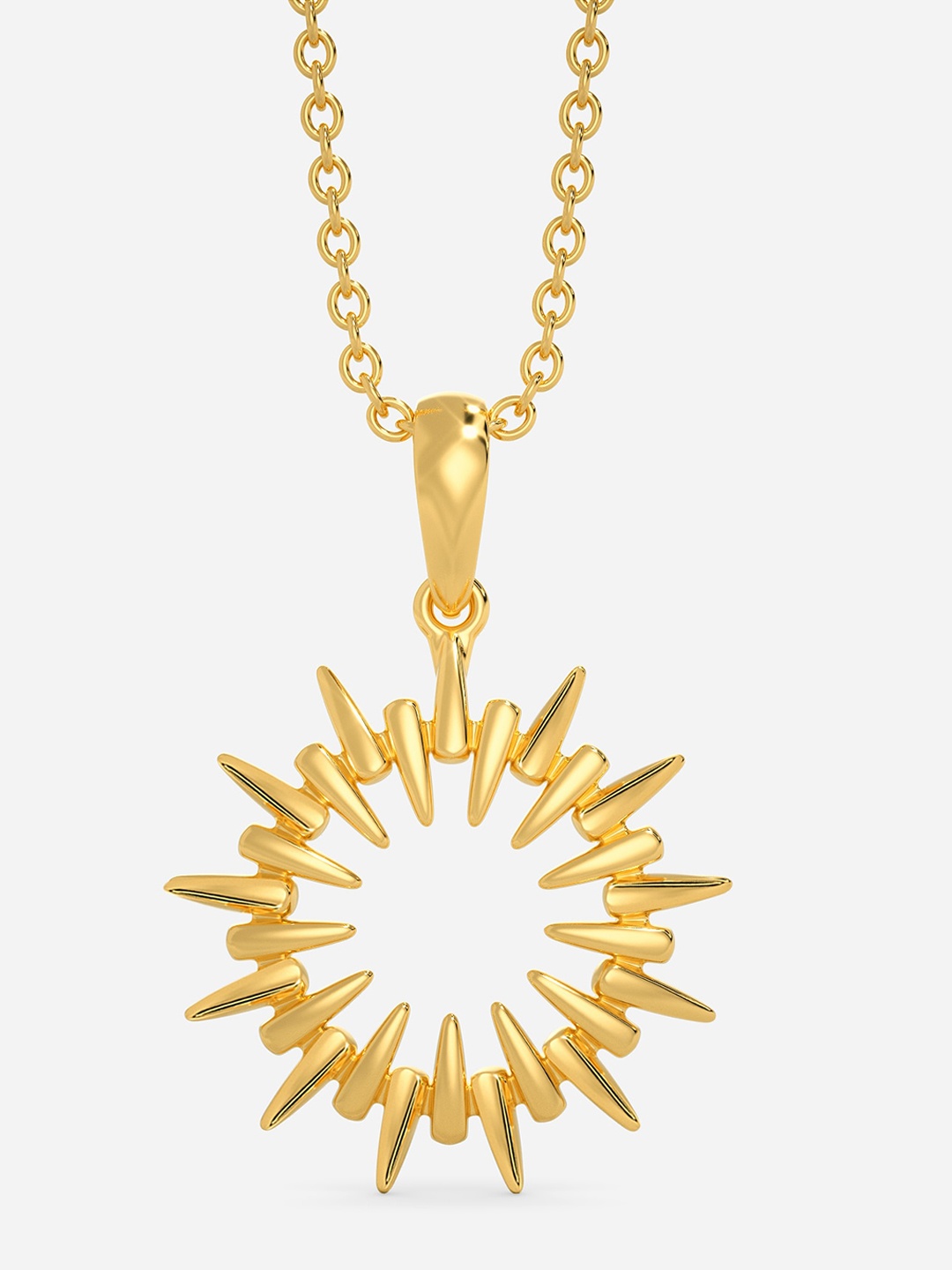 

MELORRA Waspy Zippers 18KT Gold Pendant-2.31gm