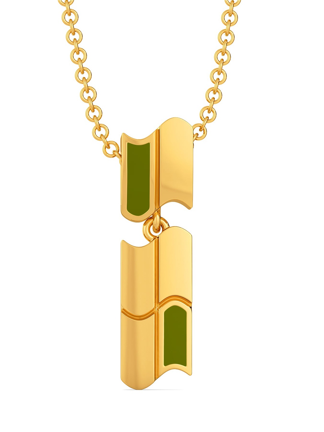

MELORRA Flag O Allies 18KT Gold Pendant-2.12 gm