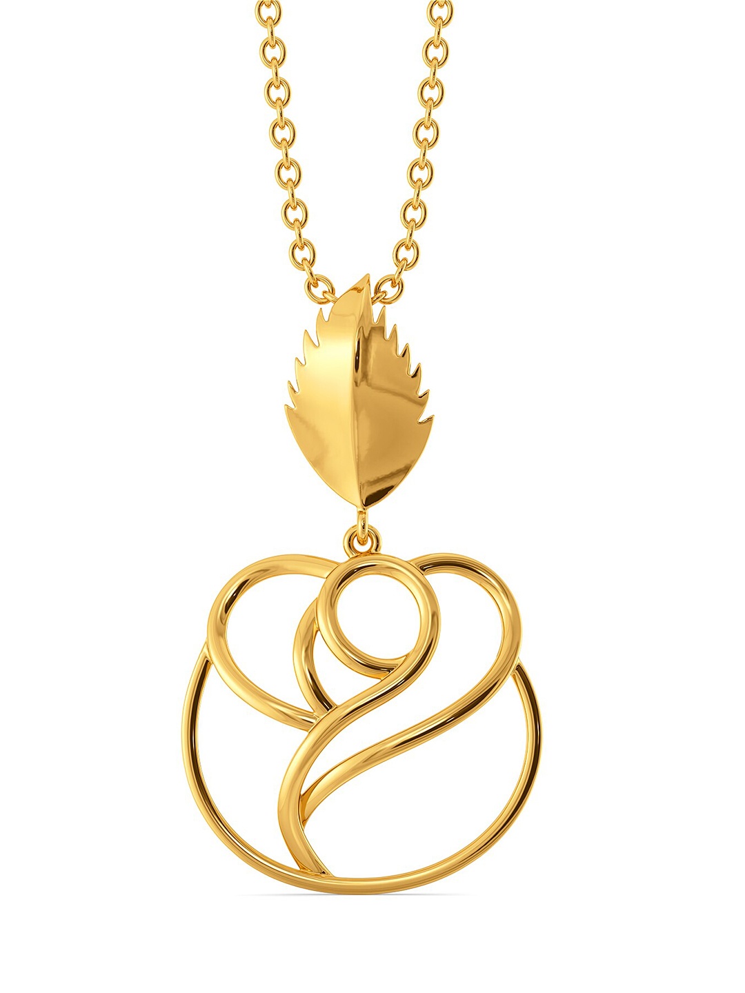 

MELORRA Rose All Over 18KT Gold Pendant-2.92gm