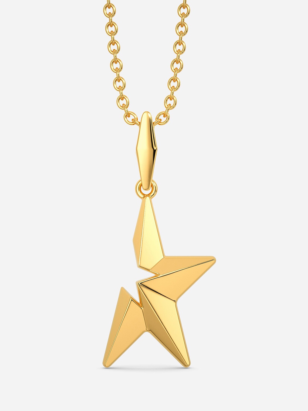 

MELORRA Celestial Celebration 18KT Gold Pendant-2.9gm