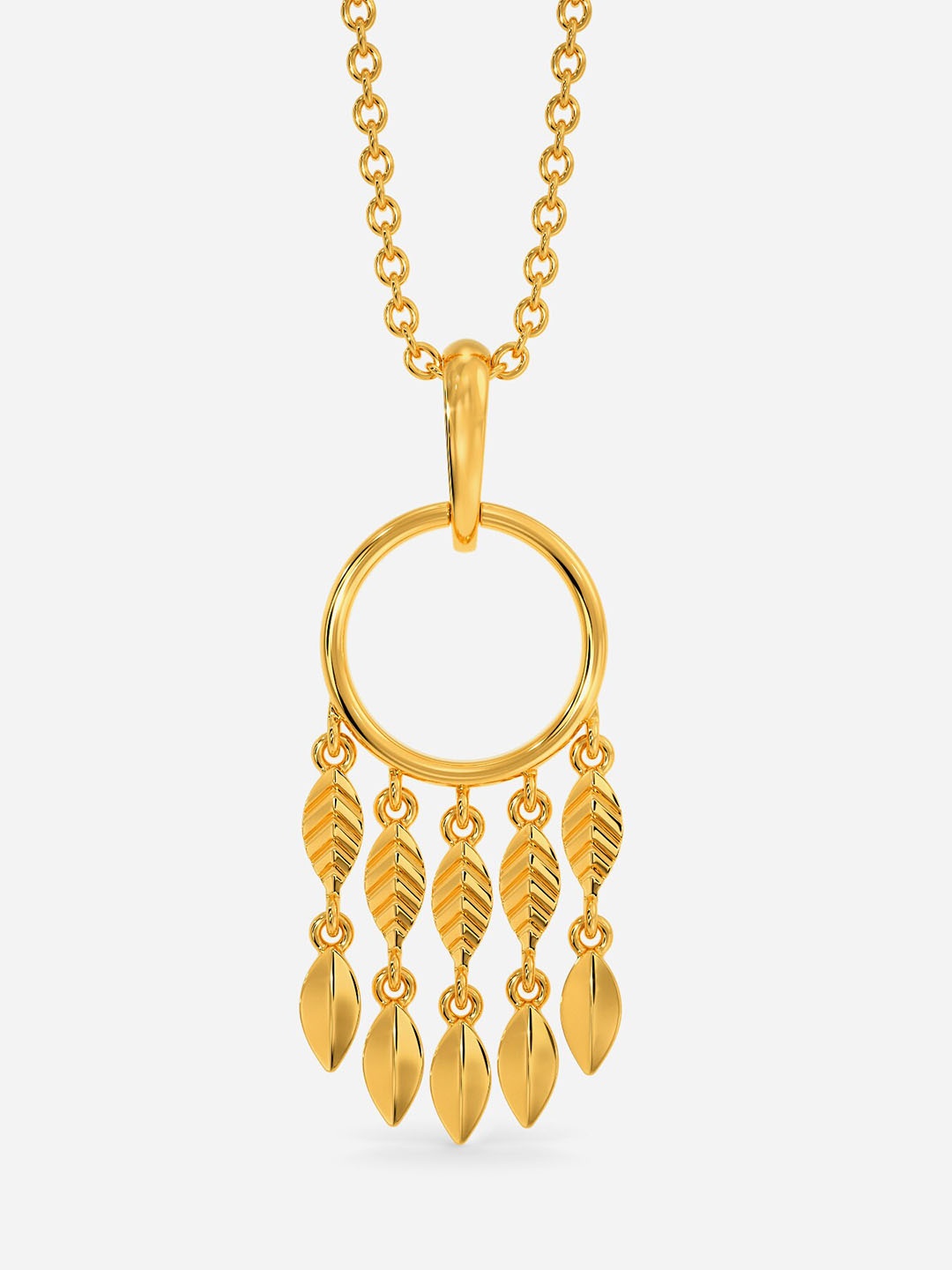 

MELORRA Greek Olive 18KT Gold Pendant-2.24gm