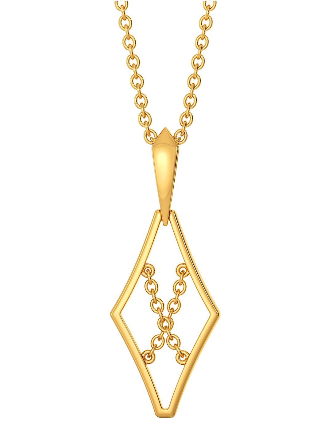

MELORRA Punk Power 18KT Gold Pendant-1.98gm