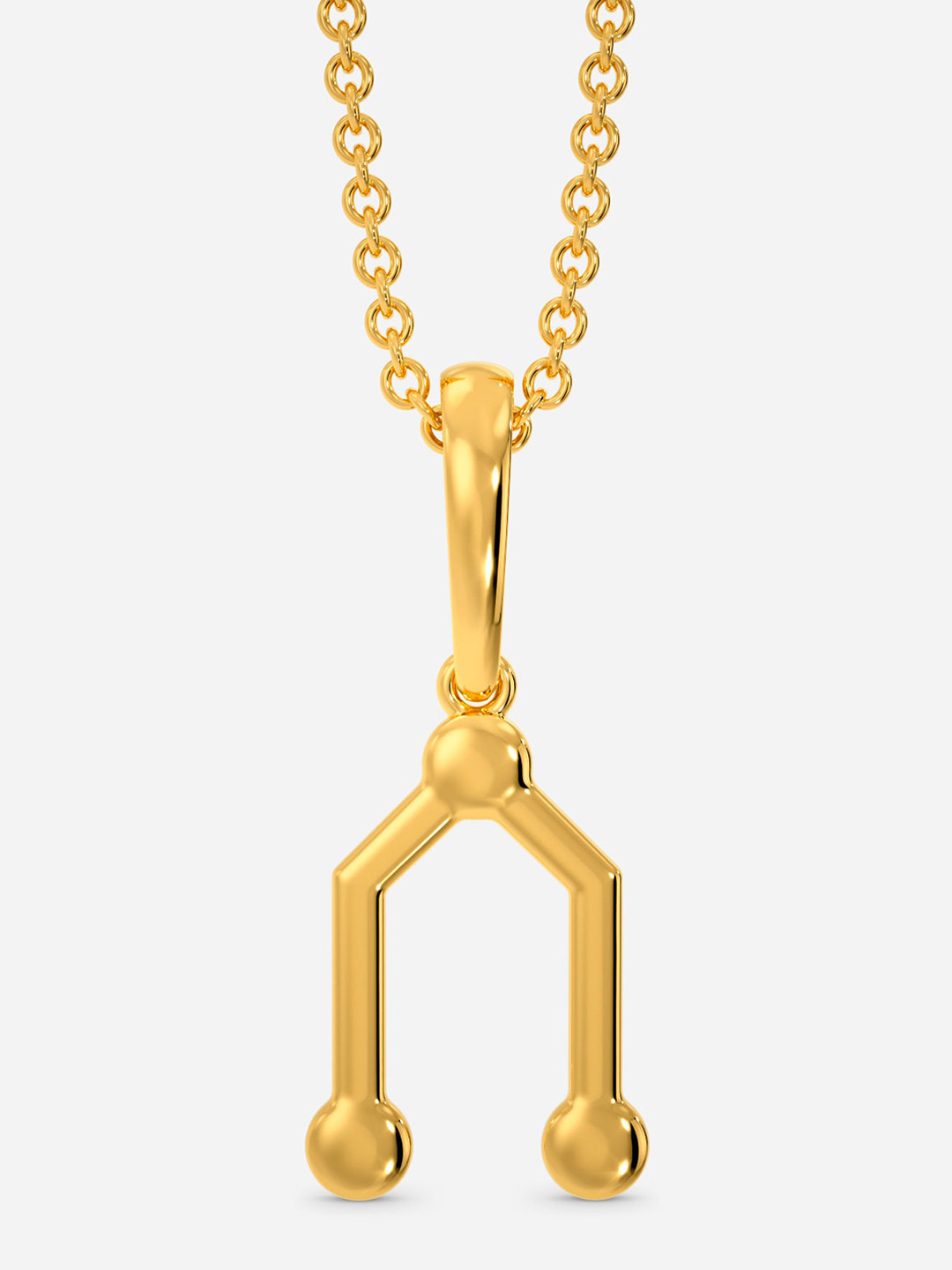 

MELORRA Cosmic Cyber 18KT Gold Pendant-1.61gm