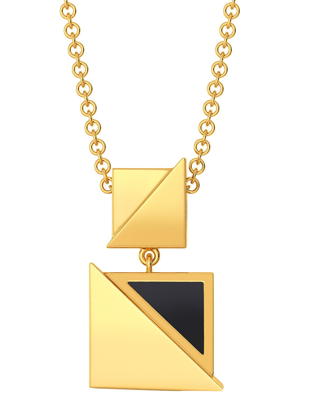 

MELORRA Fearless Fusion 18KT Gold Pendant-2.73gm