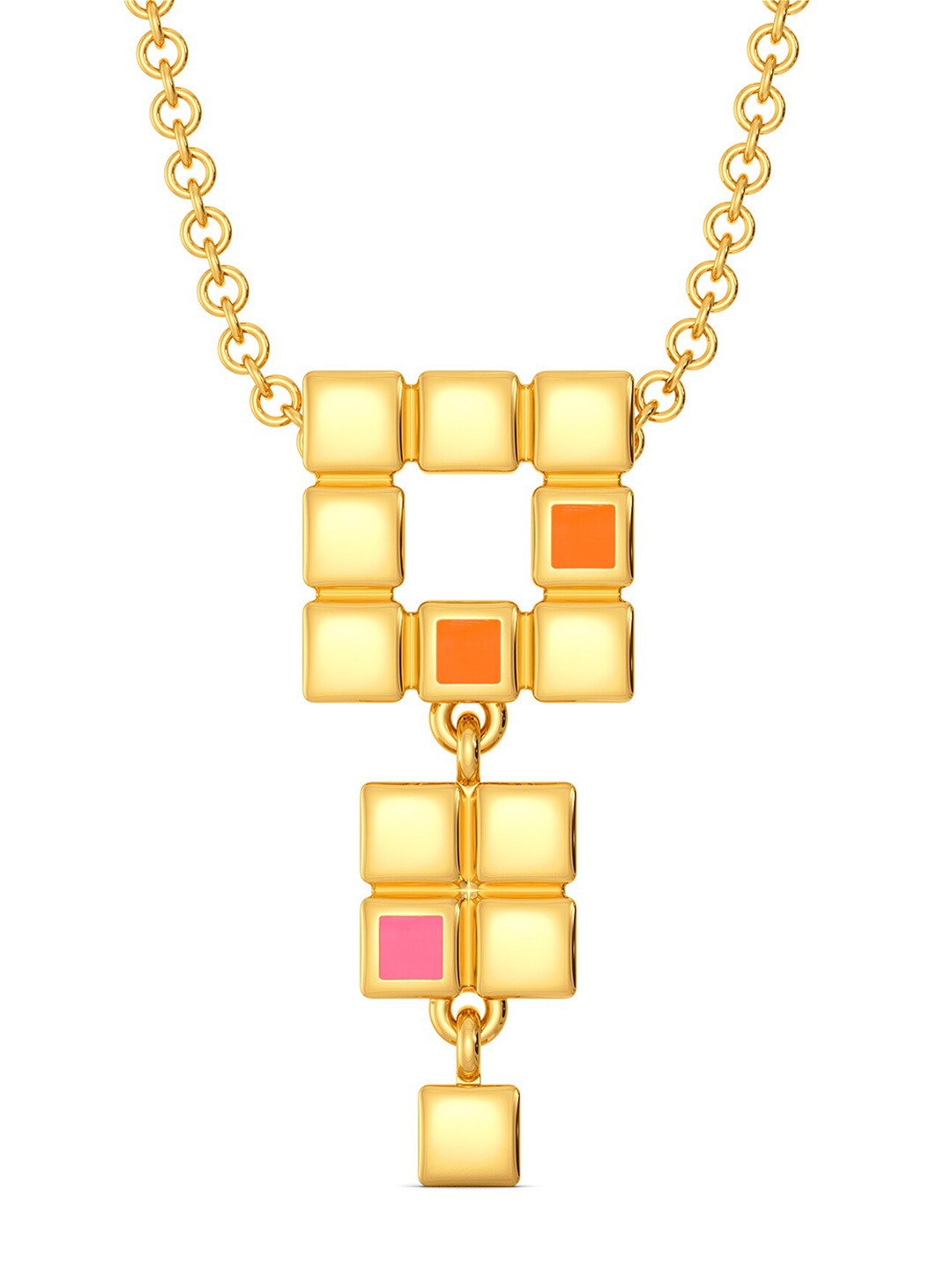 

MELORRA Bold N Digital 18KT Gold Pendant-1.93 gm