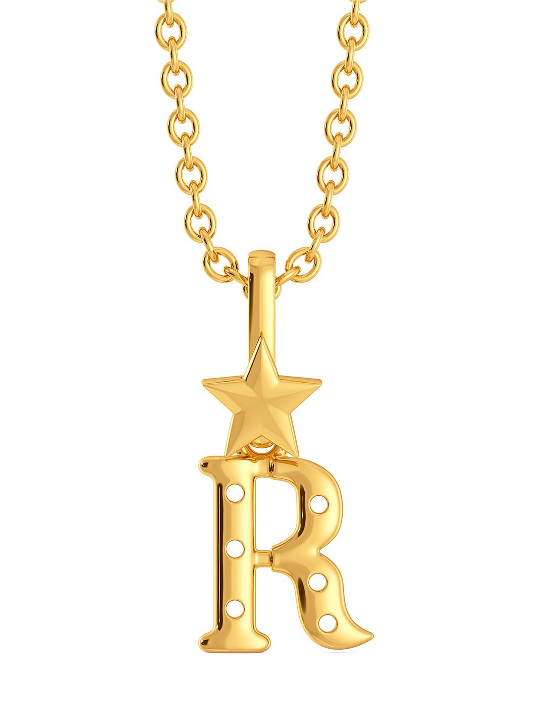

MELORRA She's a Rockstar 18KT Gold Pendant-1.13 gm