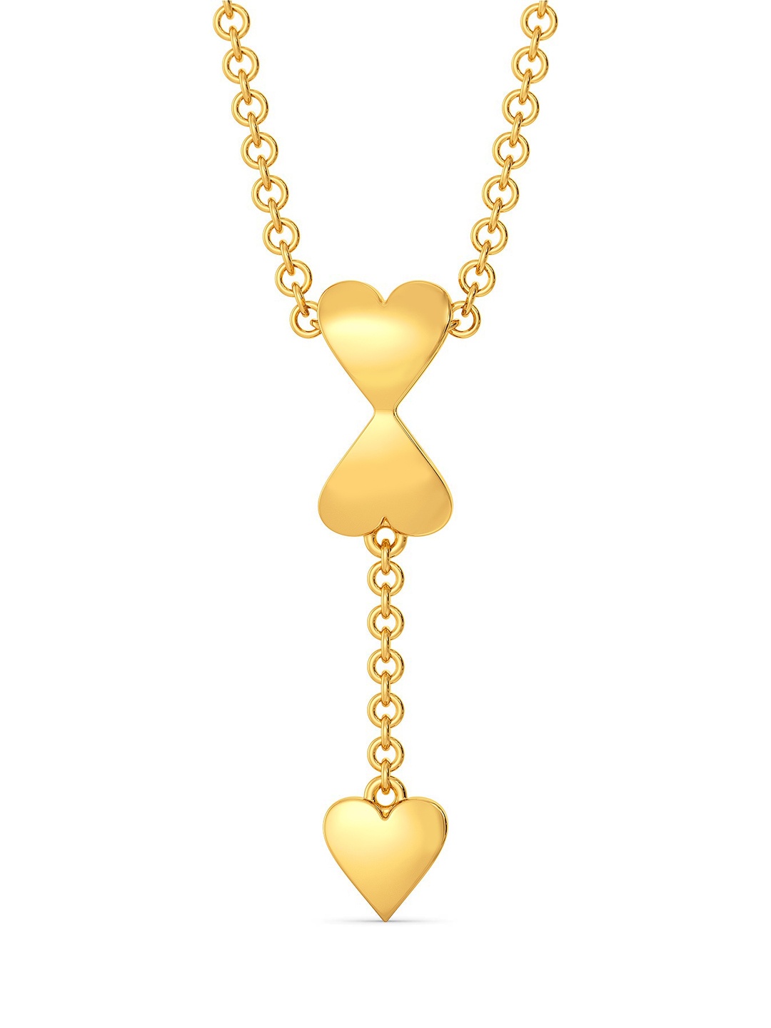 

MELORRA Valentine Fringe 18KT Gold Pendant-1.72gm