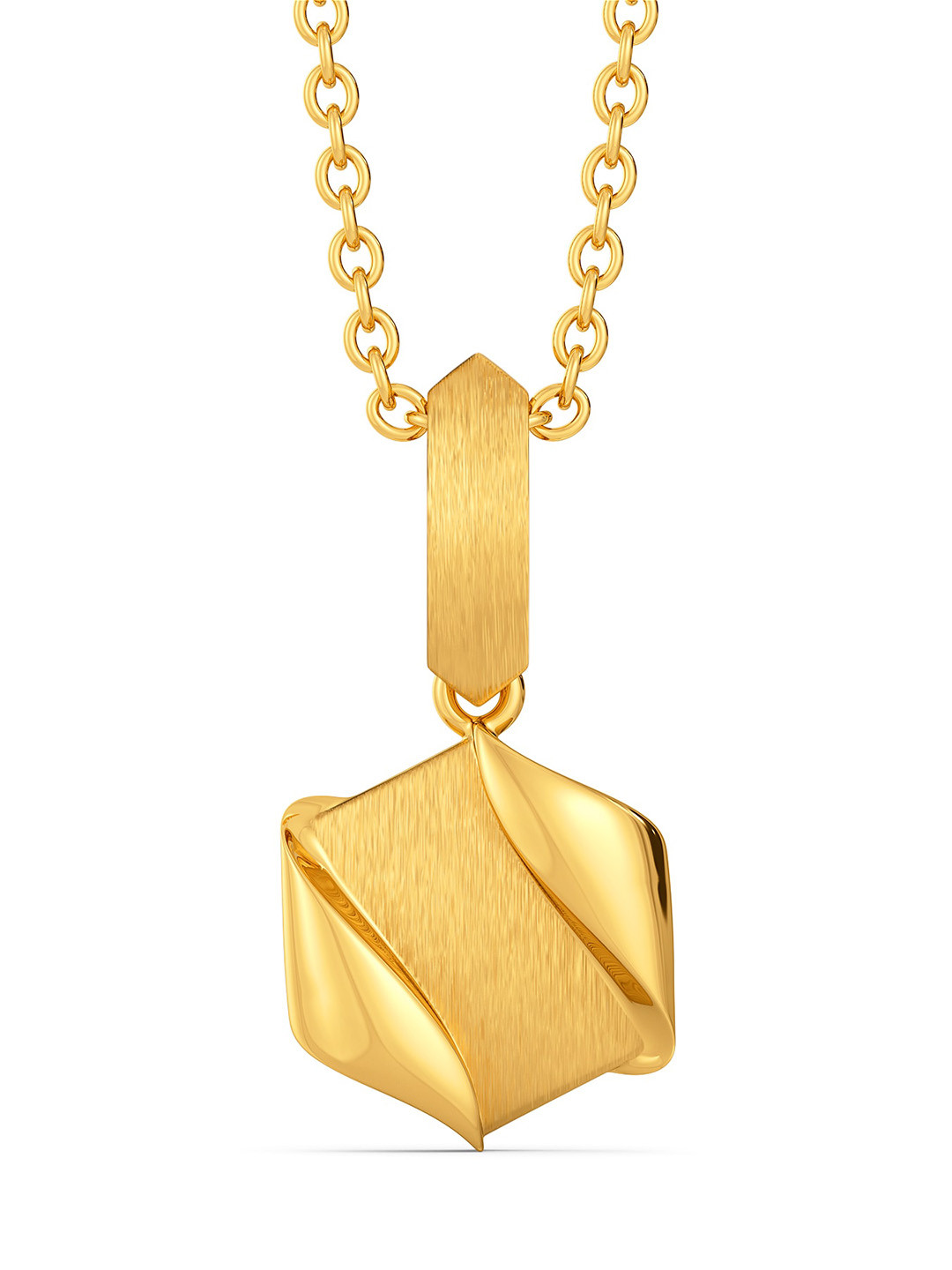 

MELORRA Elevated Edge 18KT Gold Pendant-2.12 gm
