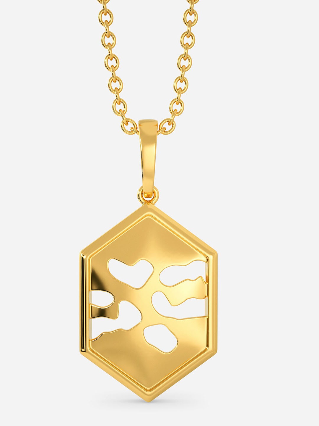 

MELORRA Ferocious Kitty 18KT Gold Pendant-2.82gm