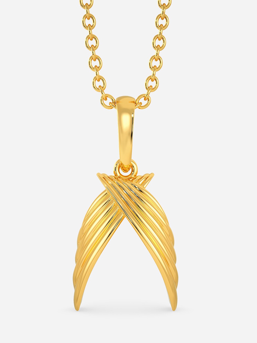 

MELORRA Into The Layers 18KT Gold Pendant-2.08gm