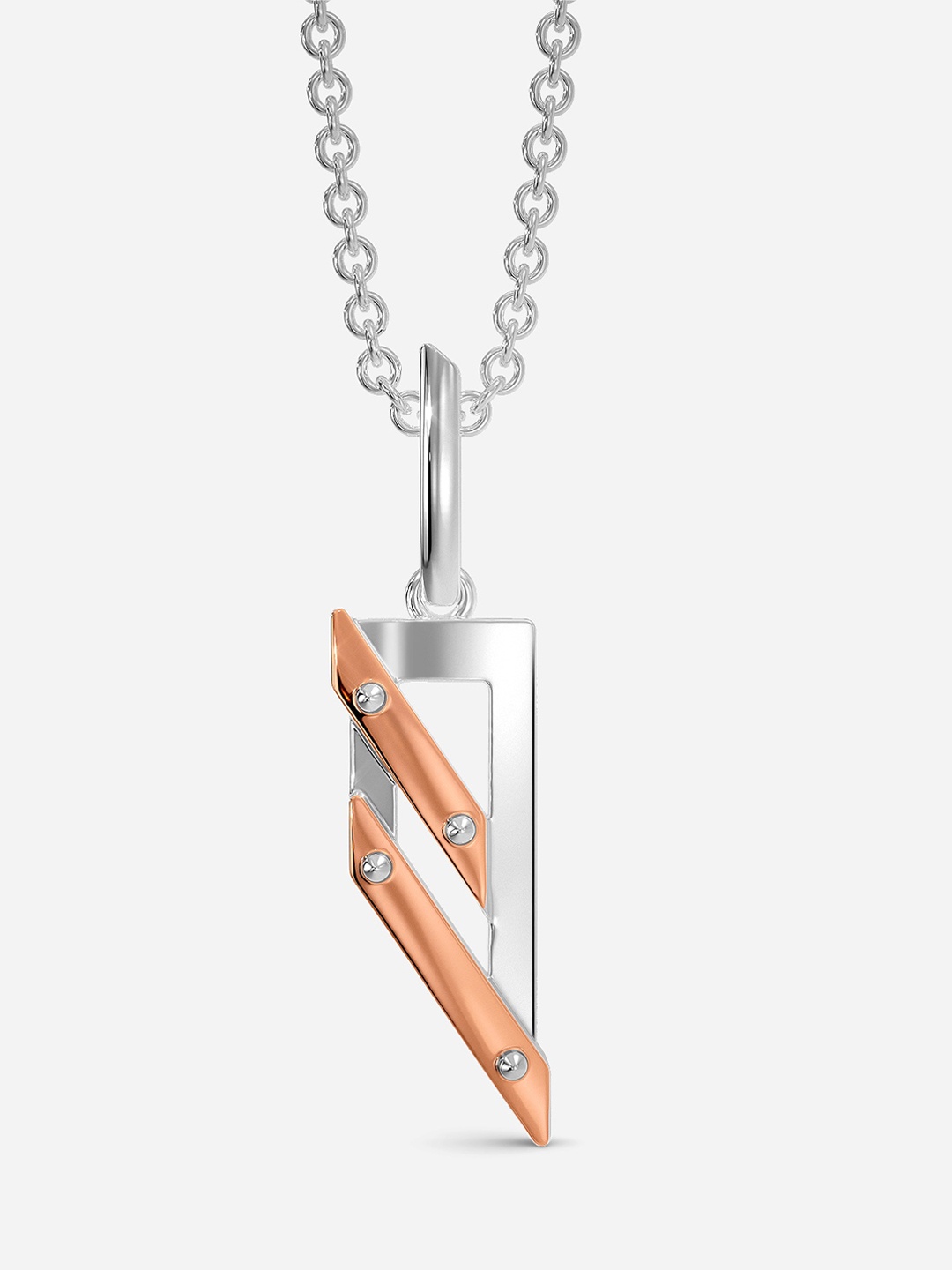

MELORRA My Lady Love 18KT White Gold Pendant-1.74gm, Silver
