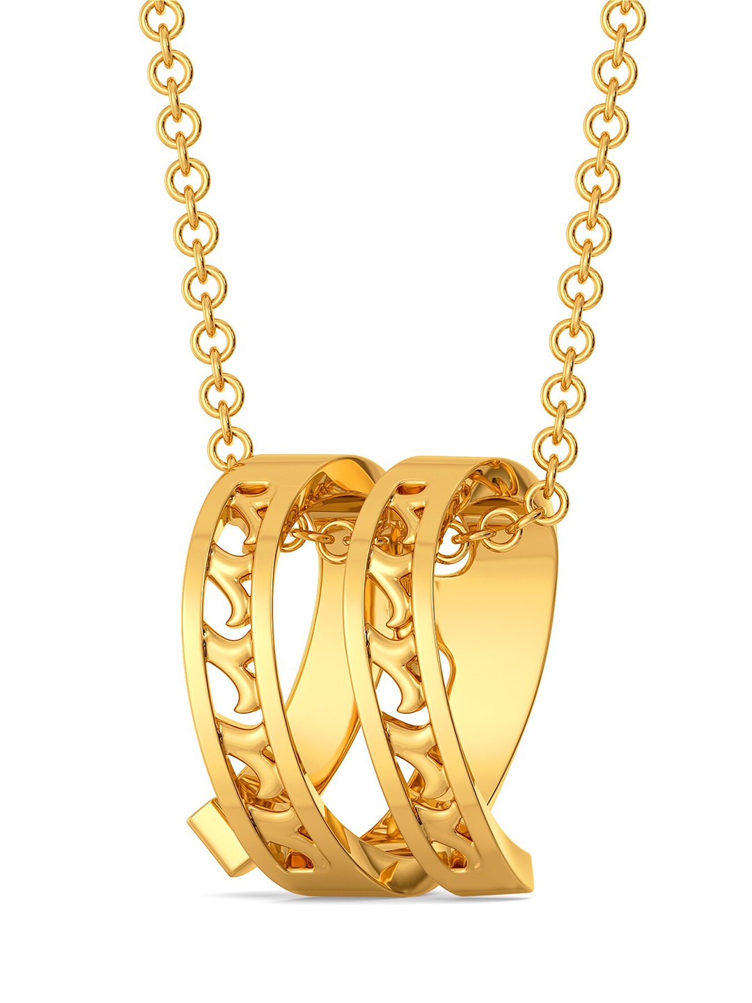 

MELORRA Eton Evenings 18KT Gold Pendant-2.47gm