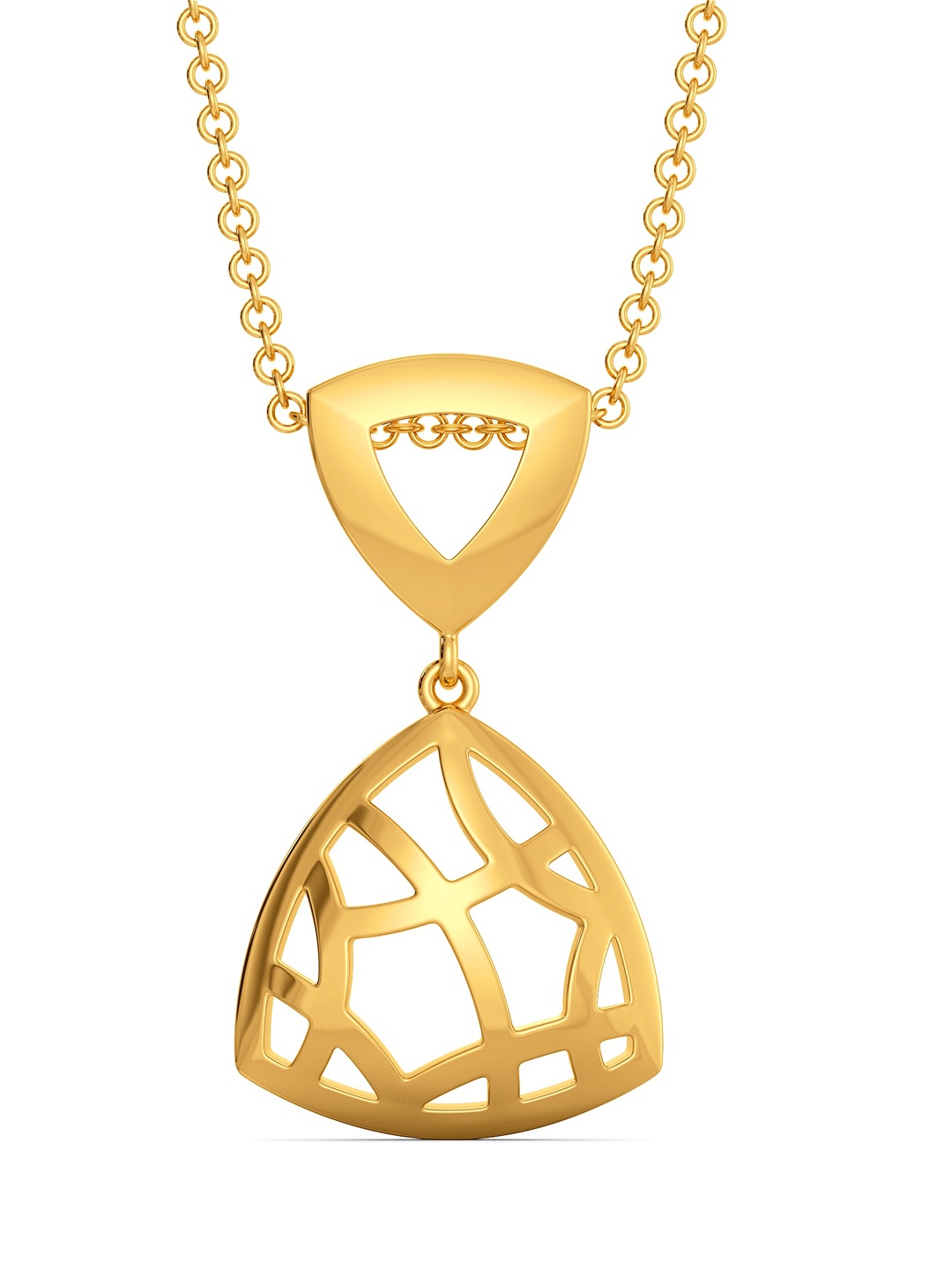 

MELORRA Mesh Myriad 18KT Gold Pendant-2.8 gm