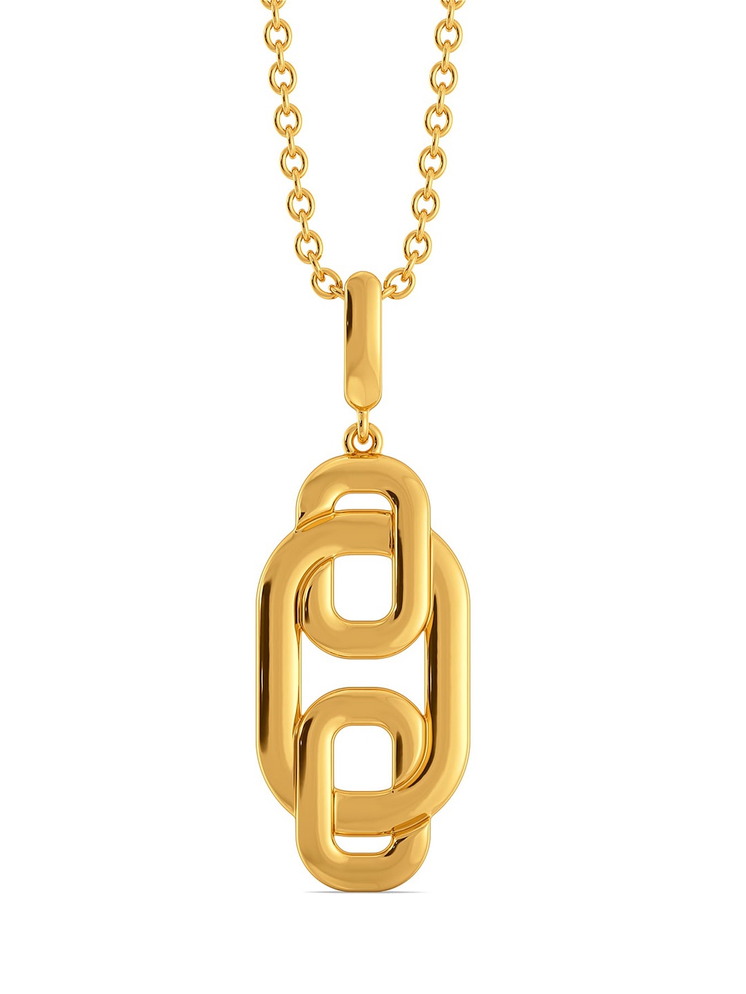 

MELORRA Semi Punk Funk 18KT Gold Pendant-2.93gm