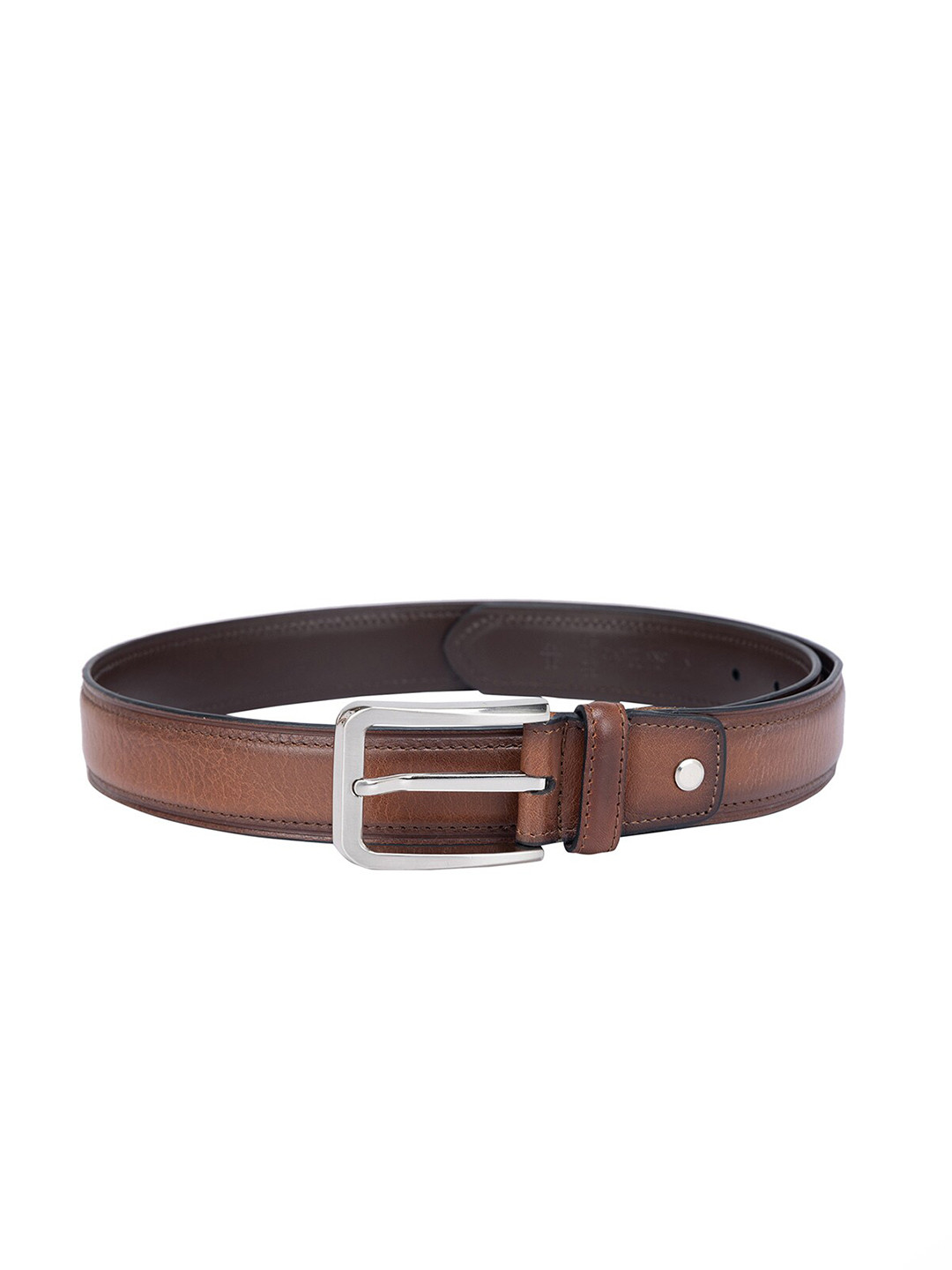 

Da Milano Men Leather Reversible Belt, Brown