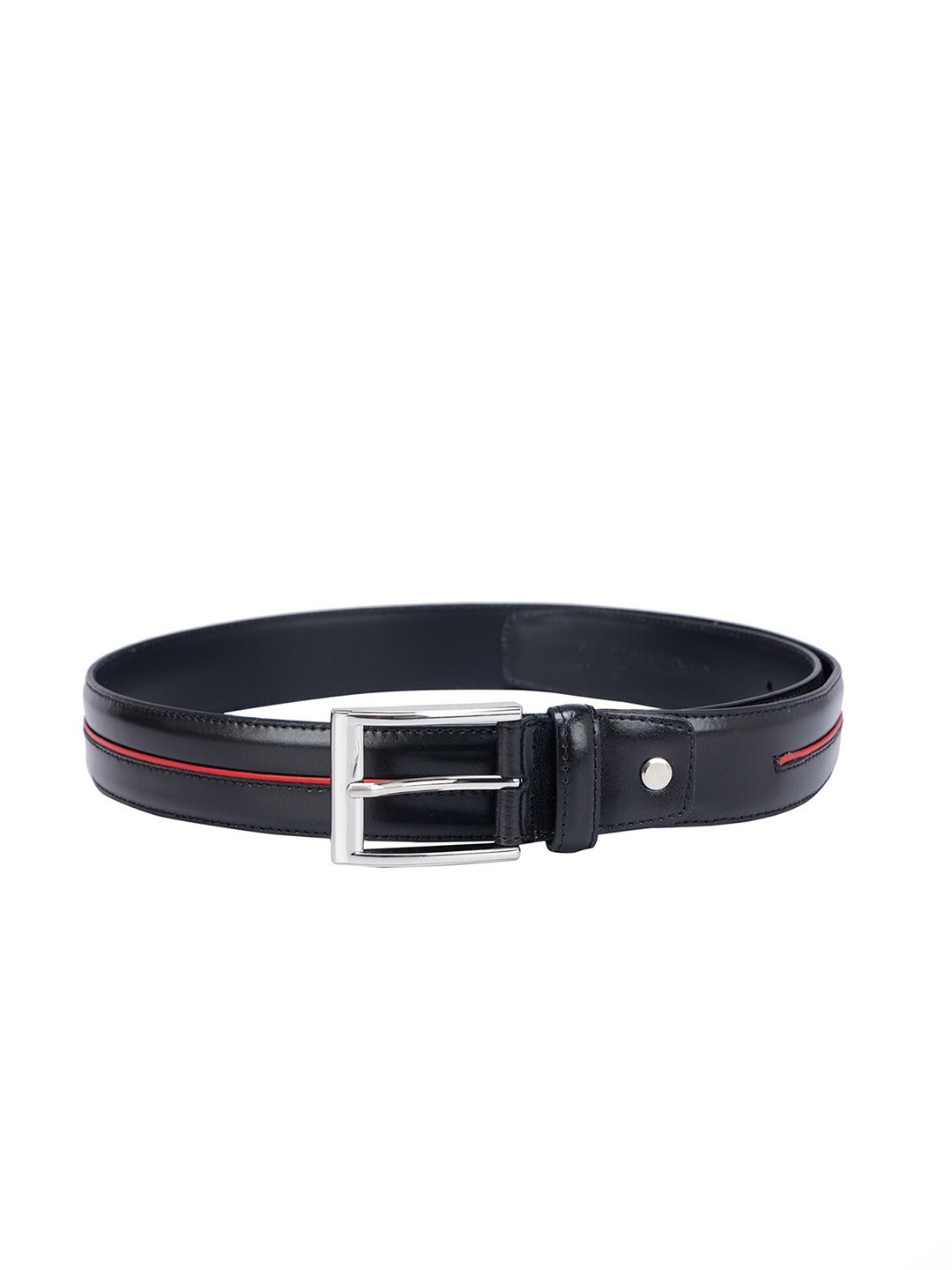 

Da Milano Men Leather Reversible Belt, Black