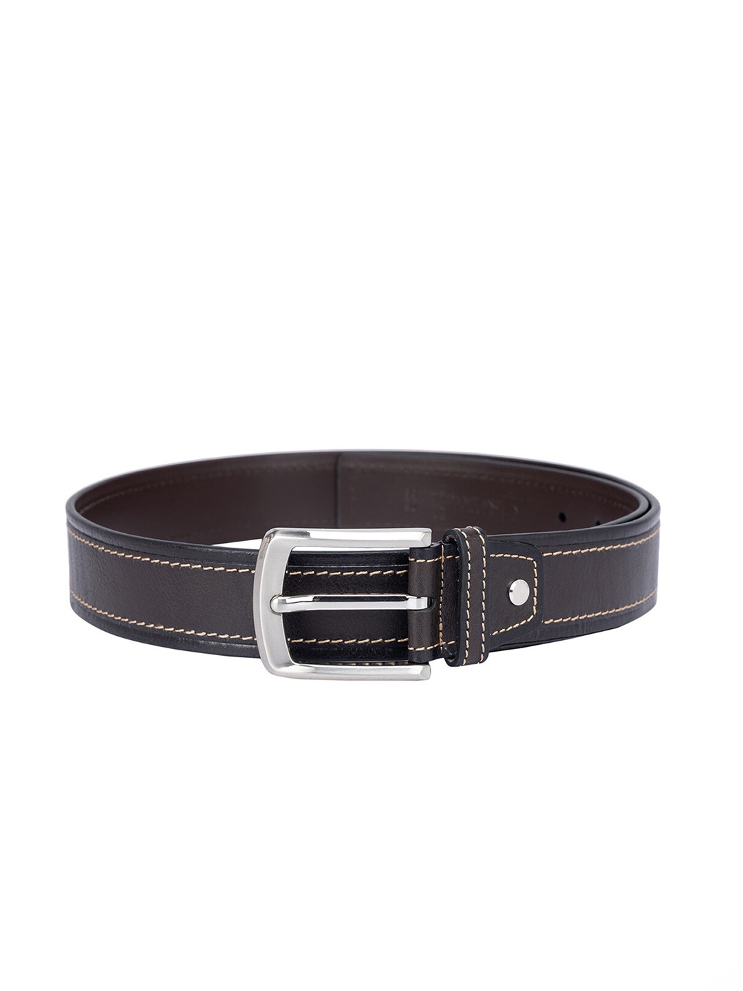 

Da Milano Men Leather Reversible Belt, Brown
