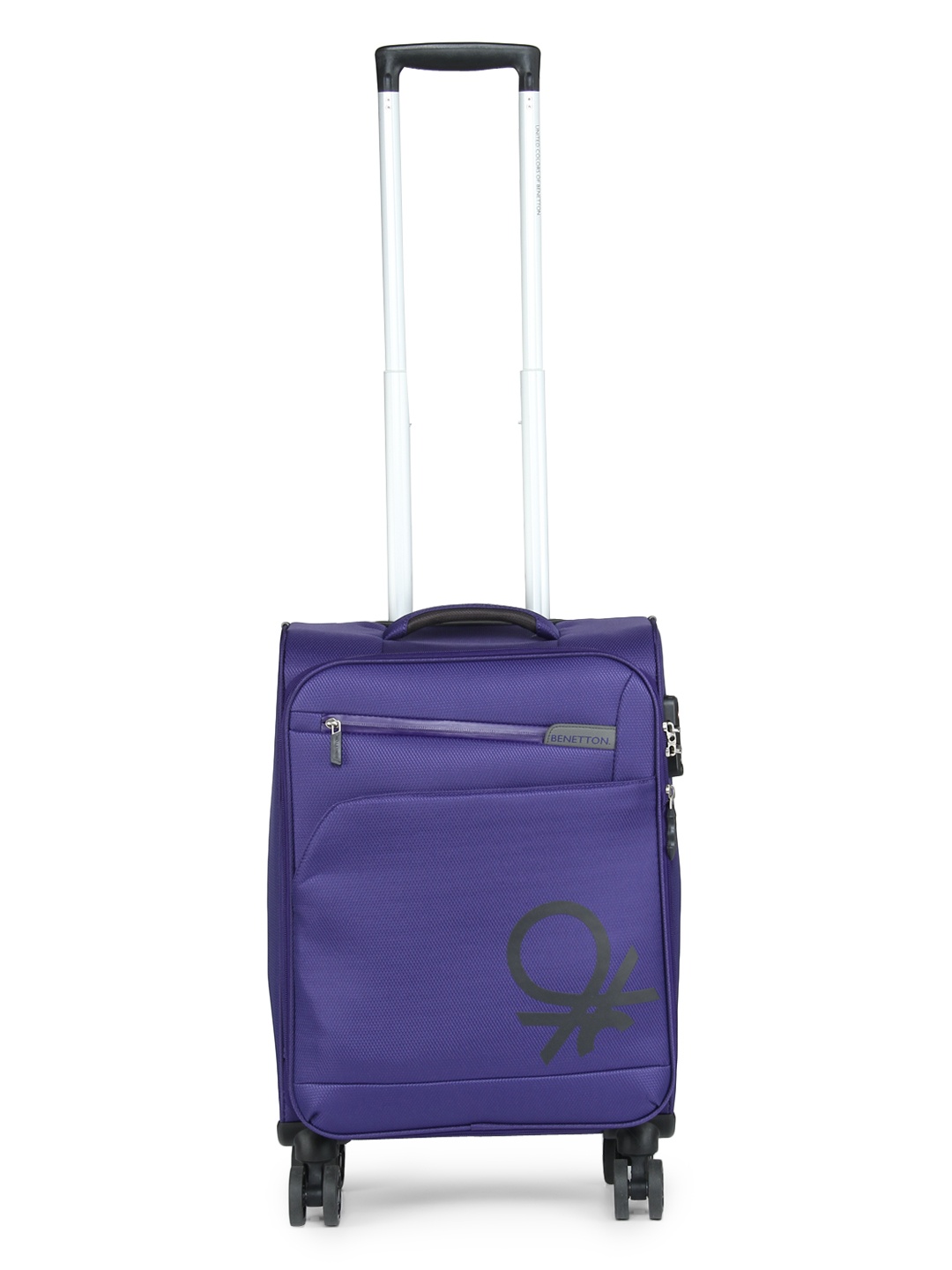 

United Colors of Benetton Unisex Purple Cabin Trolley Suitcase