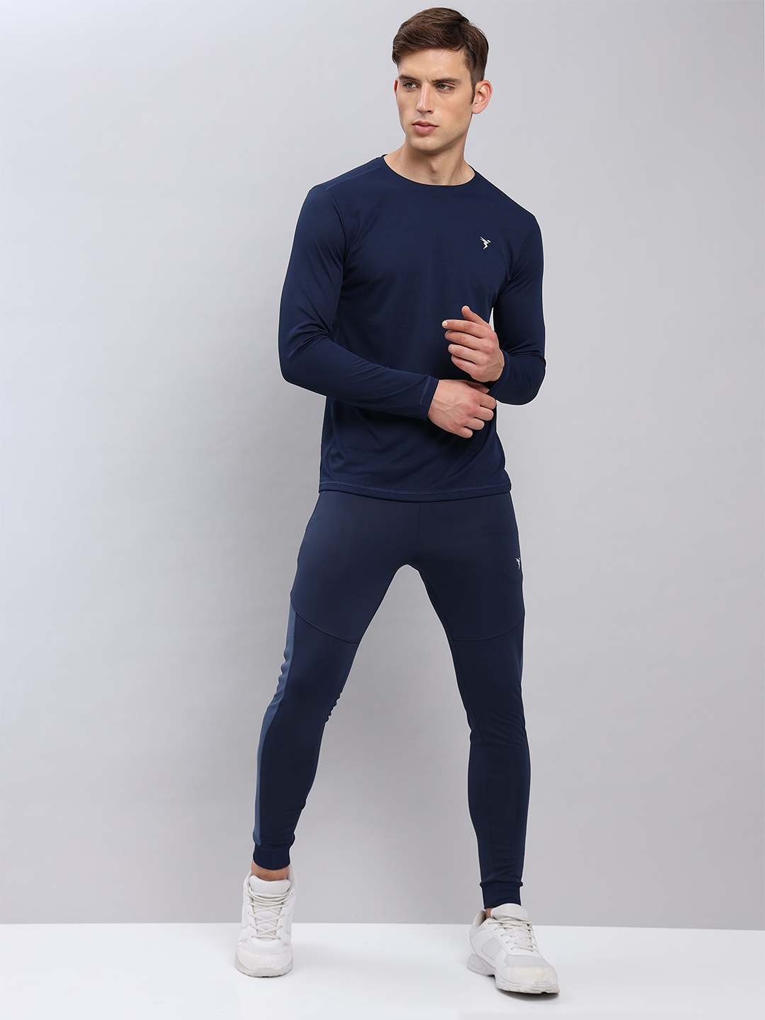 

Technosport Men Antimicrobial Slim Fit T-shirt, Blue