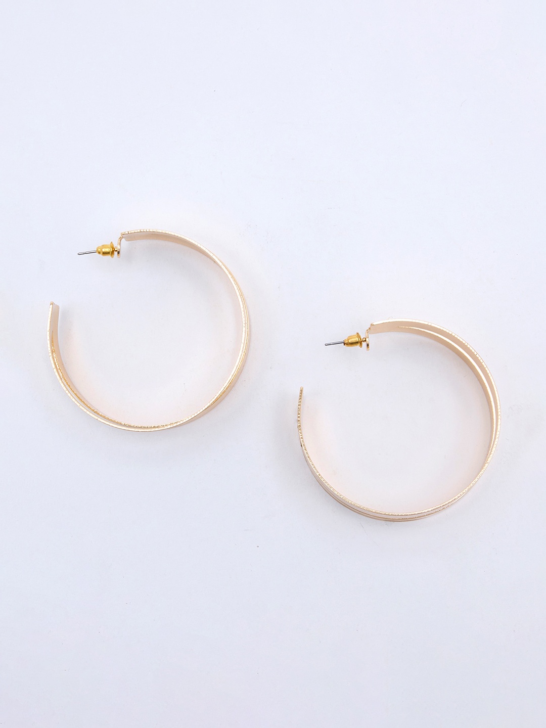 

20Dresses Gold-Toned Contemporary Hoop Earrings