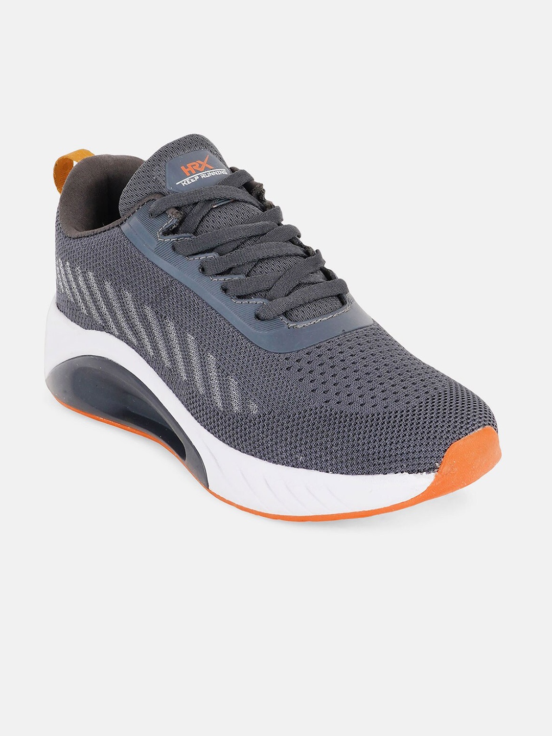 

HRX by Hrithik Roshan Men Grey & White Textile Marking Walking Shoes
