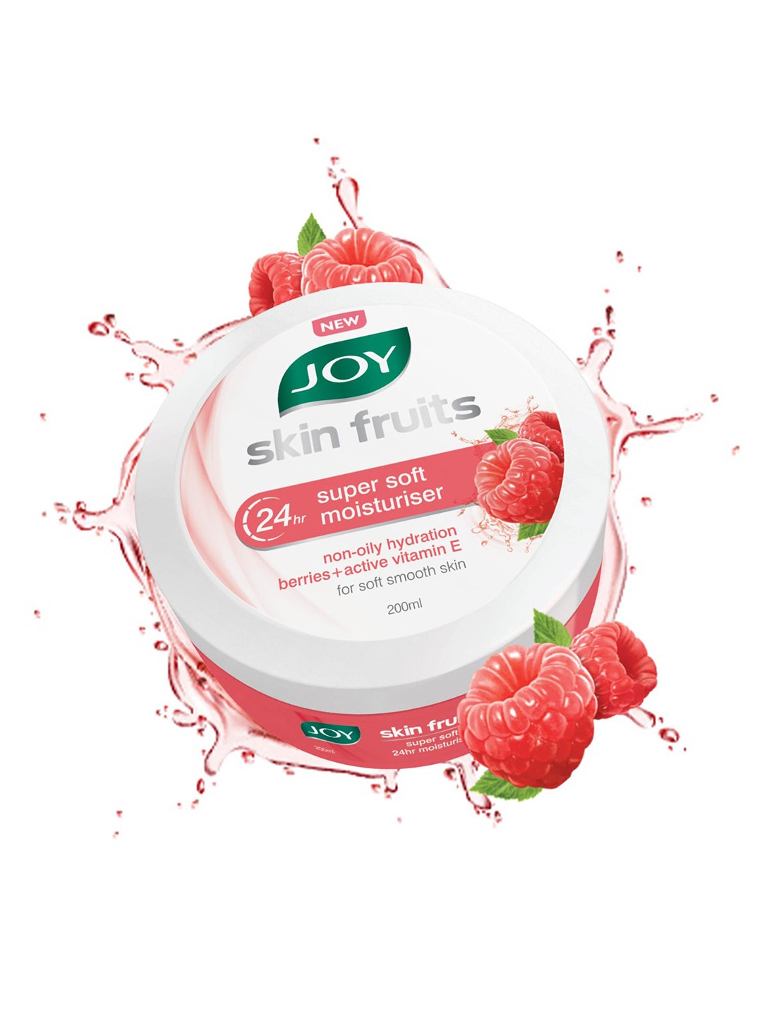 

JOY Skin Fruits Super Soft Moisturizer with Berries & Vitamin E - 200ml, White