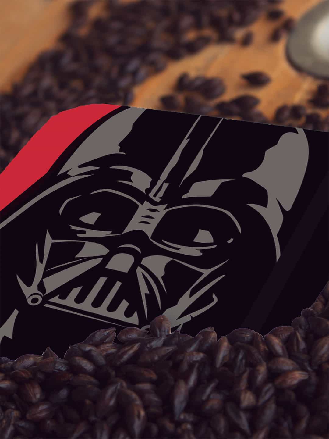 

macmerise Black & Red 6 Pieces Vader Design MDF Wooden Square Coasters