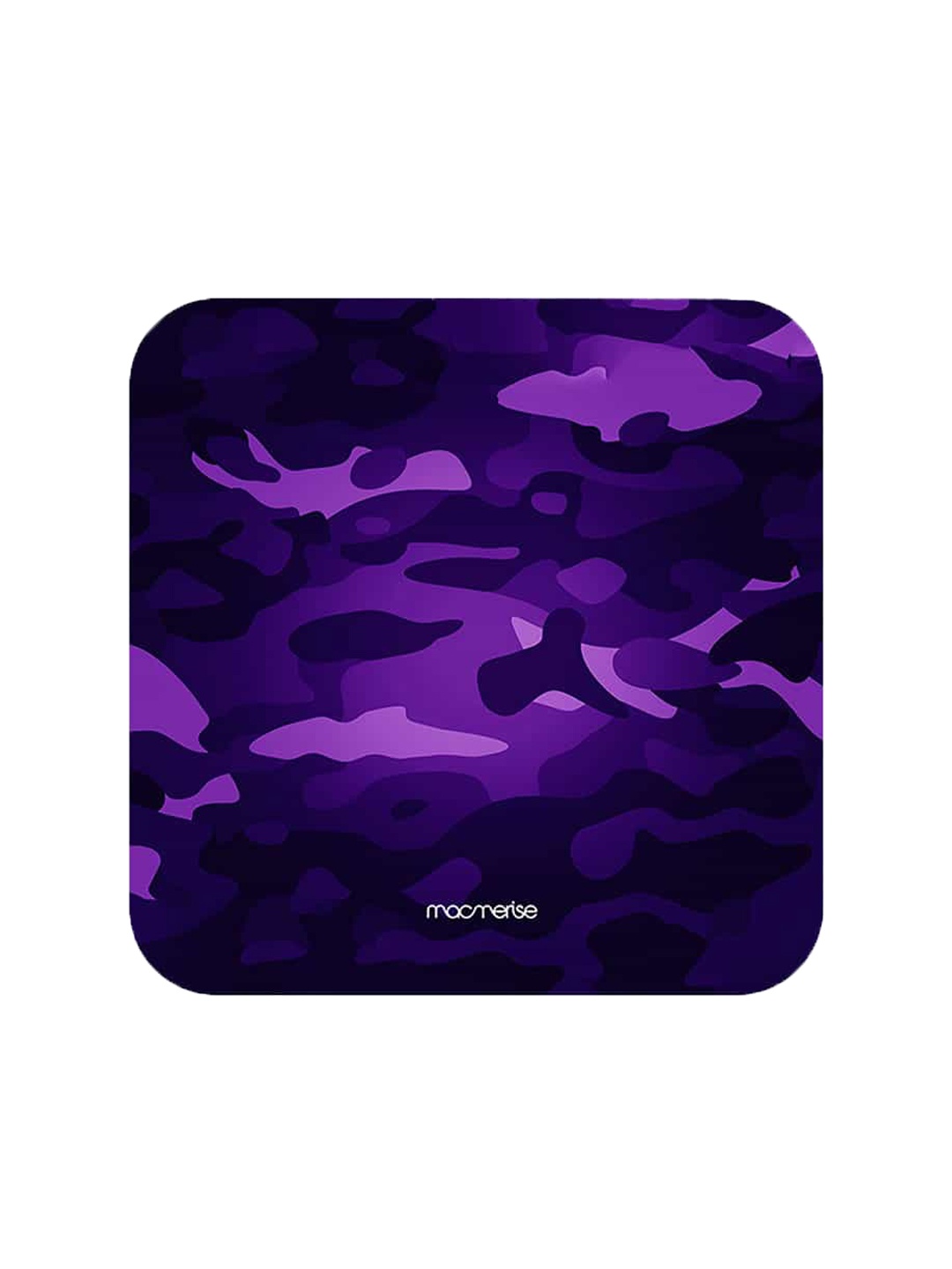

macmerise Purple Camo Persian Design Square MDF Wooden Coaster