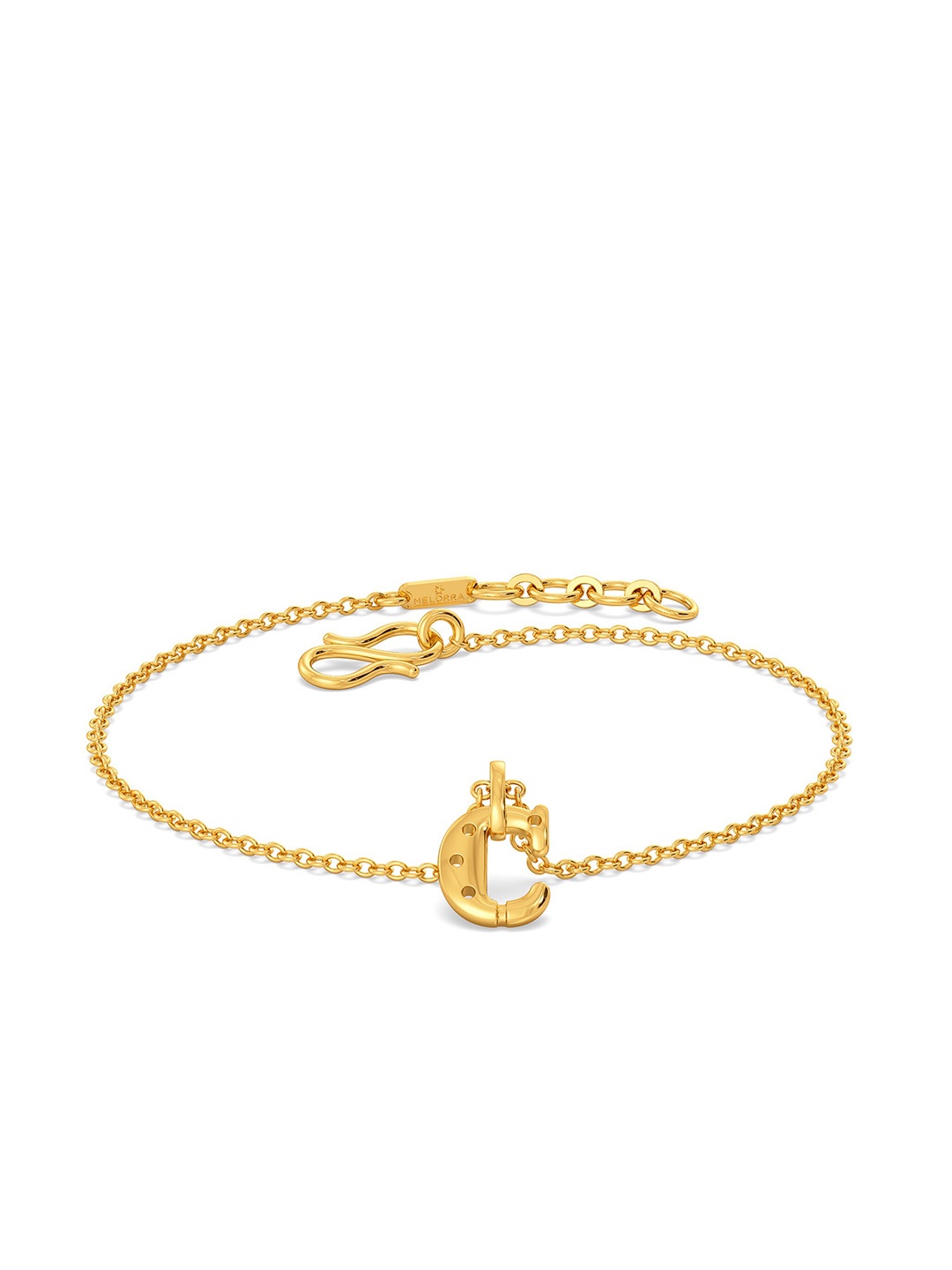 

MELORRA Curious As a Cat 18KT Gold Bracelet-3.14gm