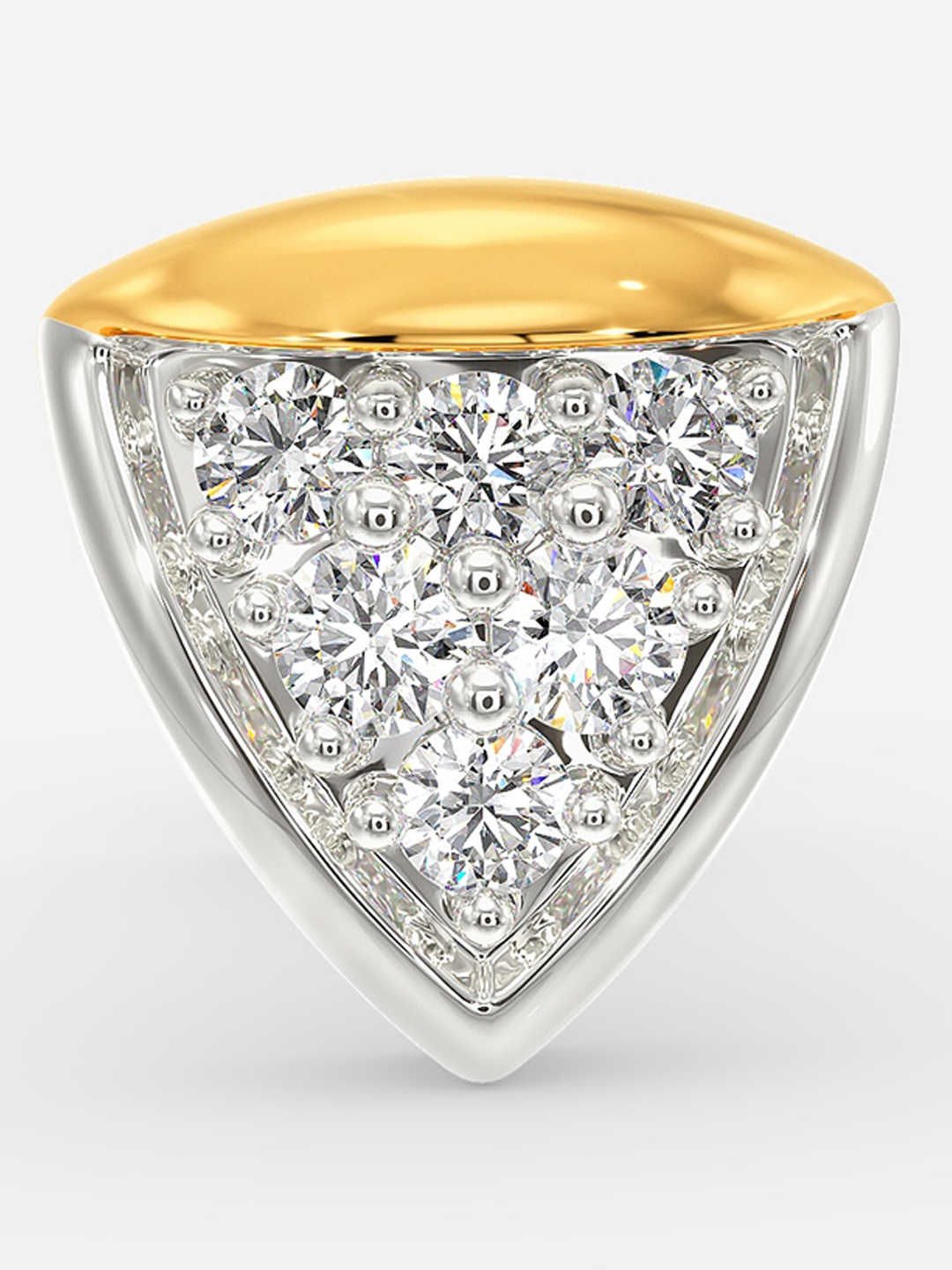 

MELORRA Ascending Time 18KT Gold Diamond Nosepin-0.68gm