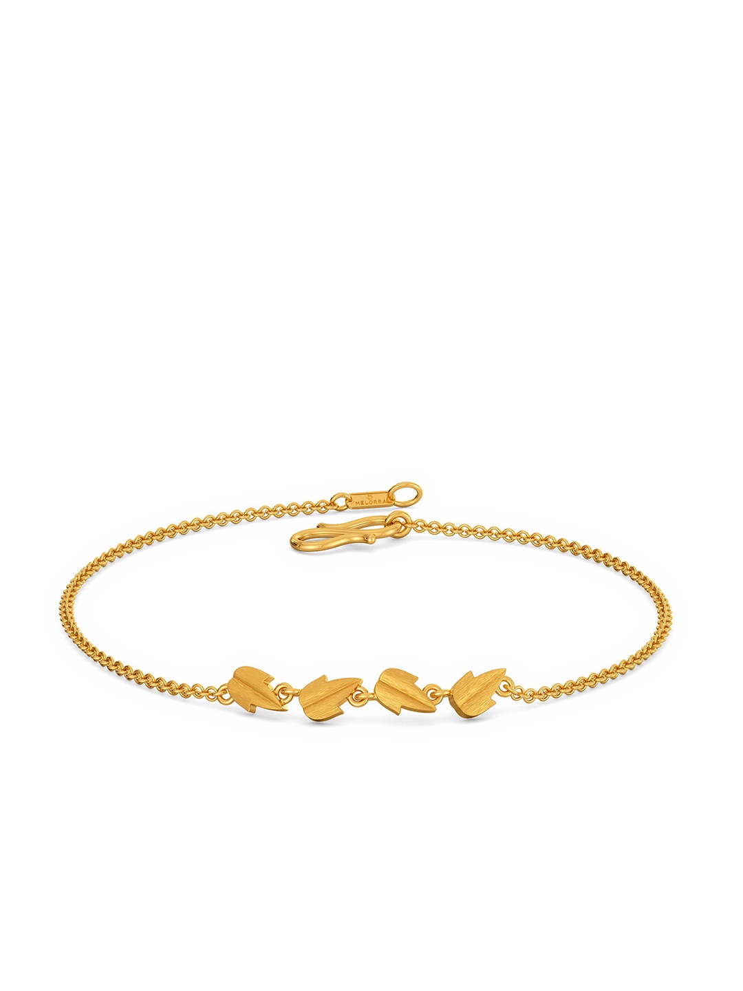 

MELORRA Leaf Of Faith 18KT Gold Bracelet - 2.88 gm