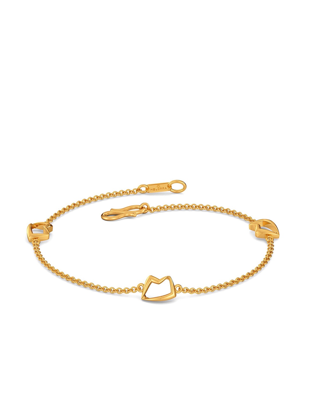 

MELORRA Fedora Finesse 18KT Gold Bracelet - 2.78 gm