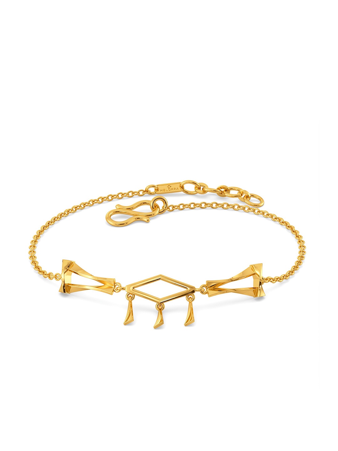 

MELORRA Synced To Fringe 18KT Gold Bracelet - 3.52 gm