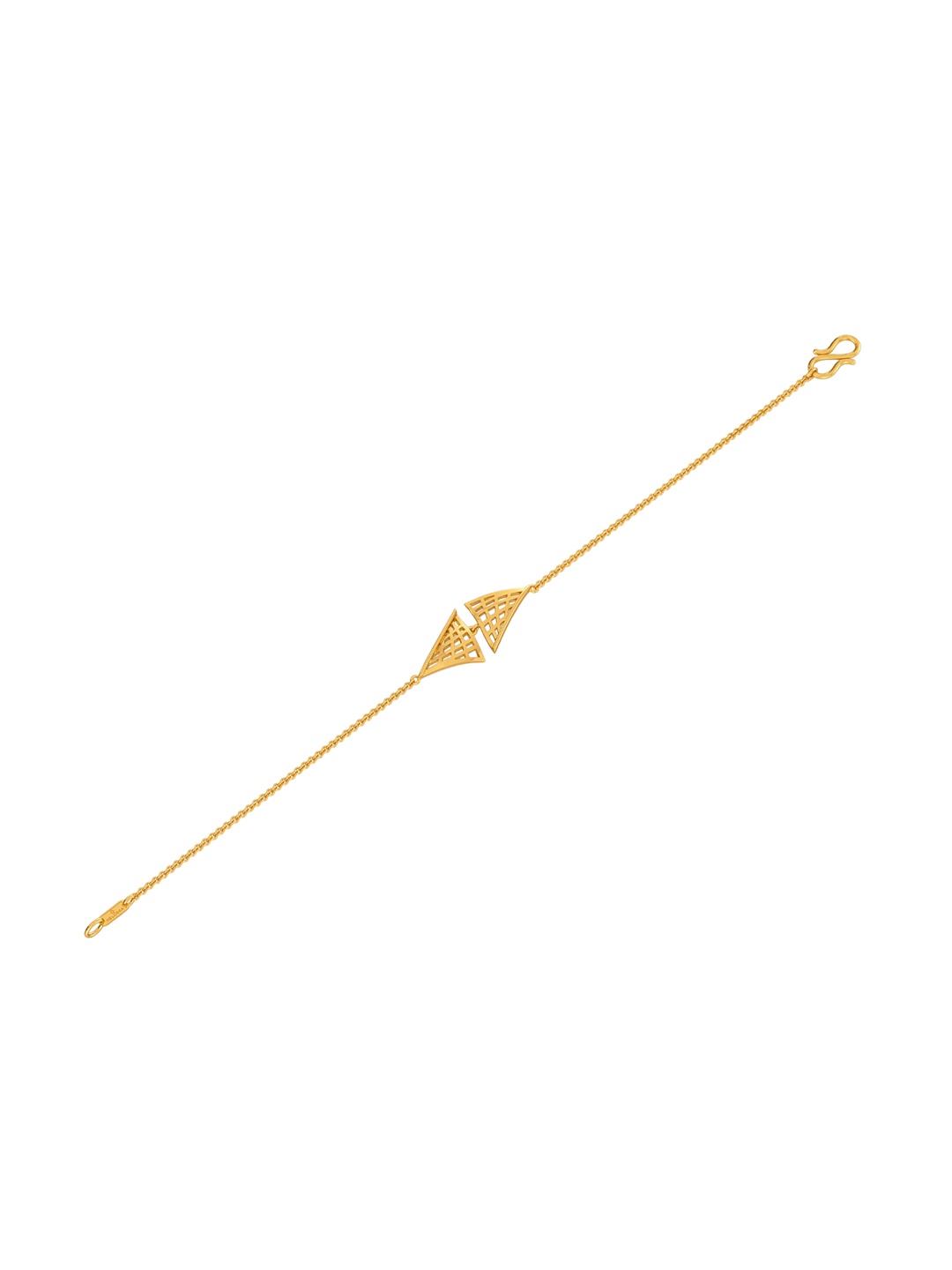 

MELORRA Visual Drama 18KT Gold Bracelet-3.29gm