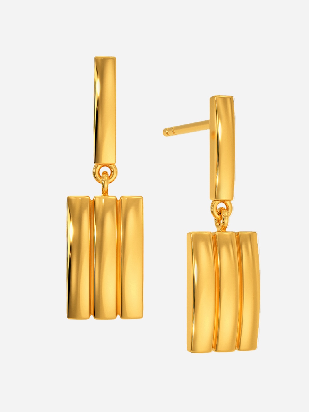 

MELORRA Nature And Me 18KT Gold Dangle Earrings-2.95gm