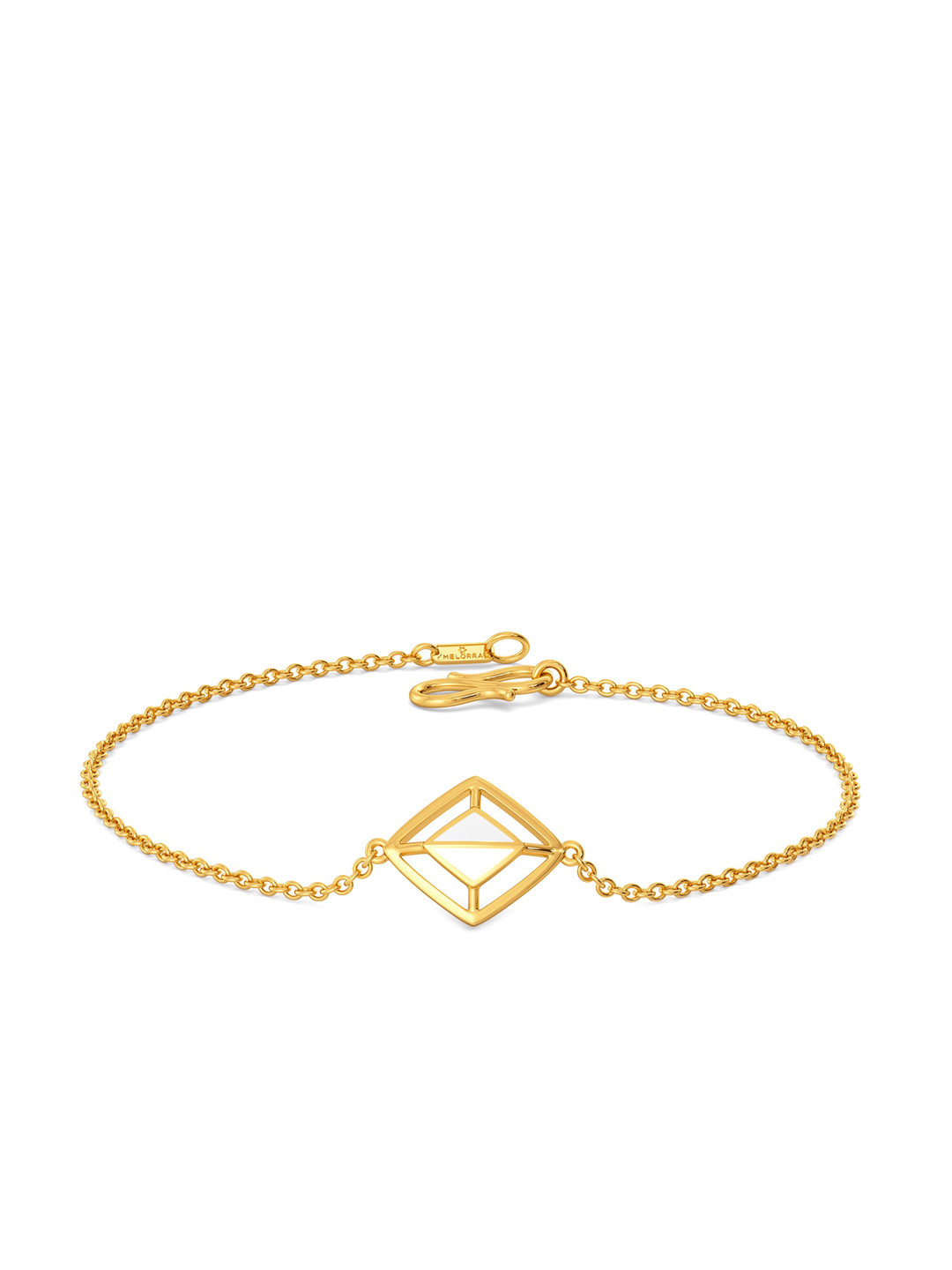 

MELORRA White Swan 18KT Gold Bracelet - 2.64 gm
