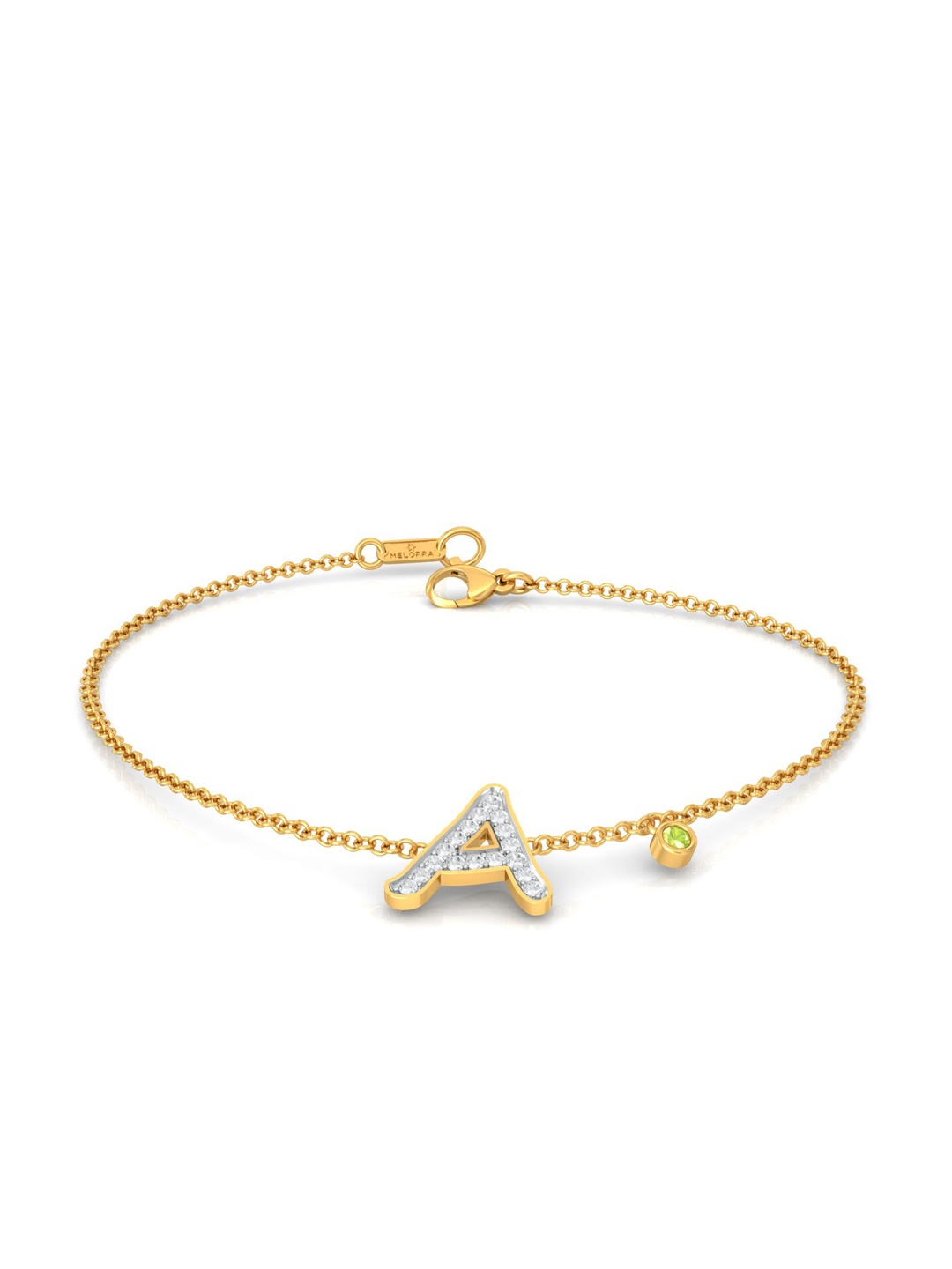 

MELORRA Alice 18KT Gold Diamond Bracelet-2.44gm