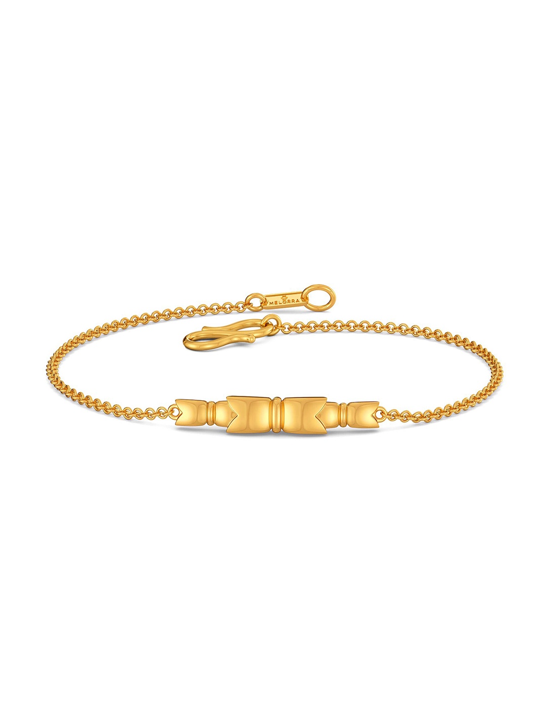 

MELORRA The Rule of Bow 18KT Gold Bracelet-3.44gm