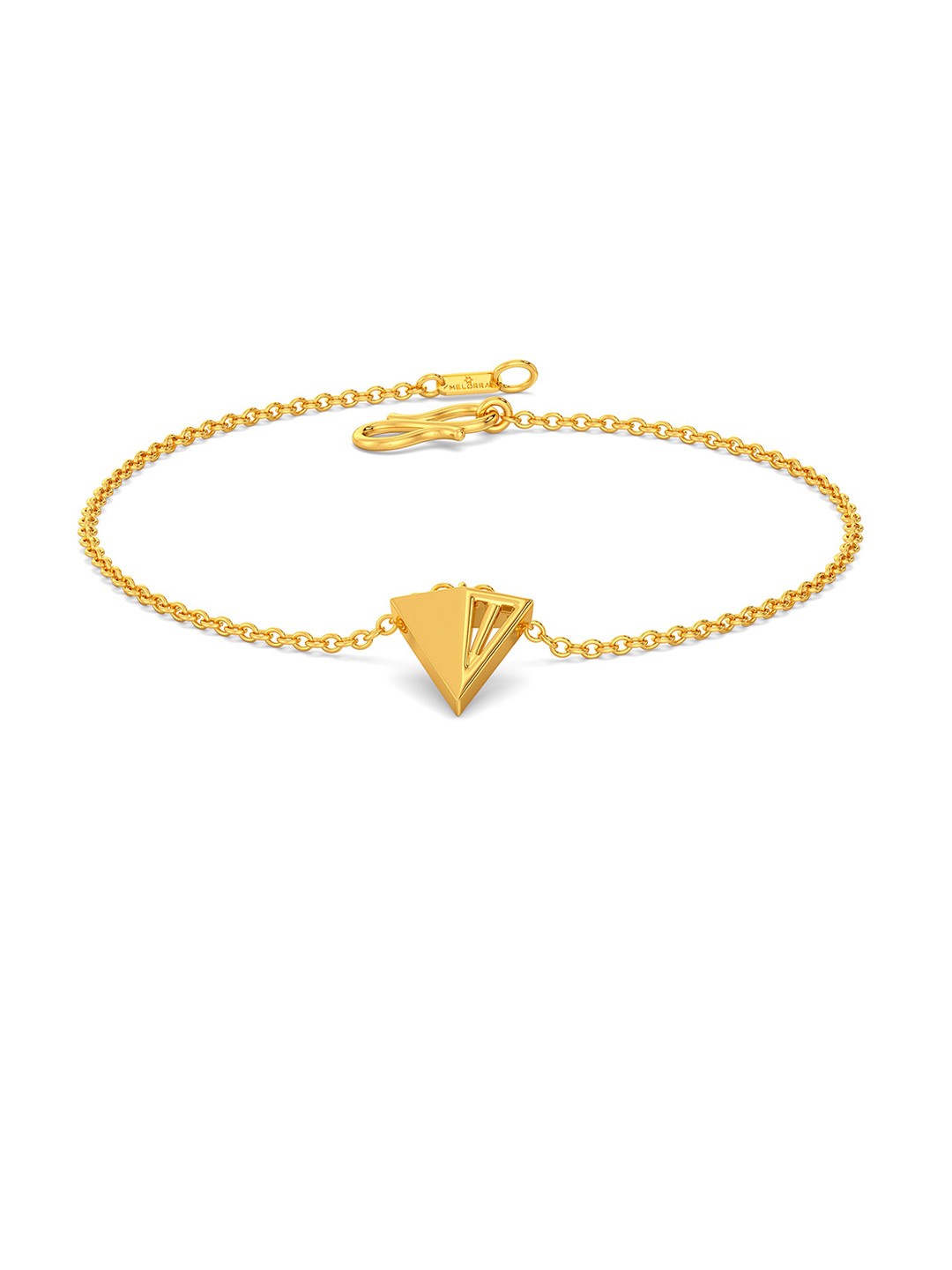 

MELORRA Prism Break 18KT Gold Bracelet - 2.94 gm