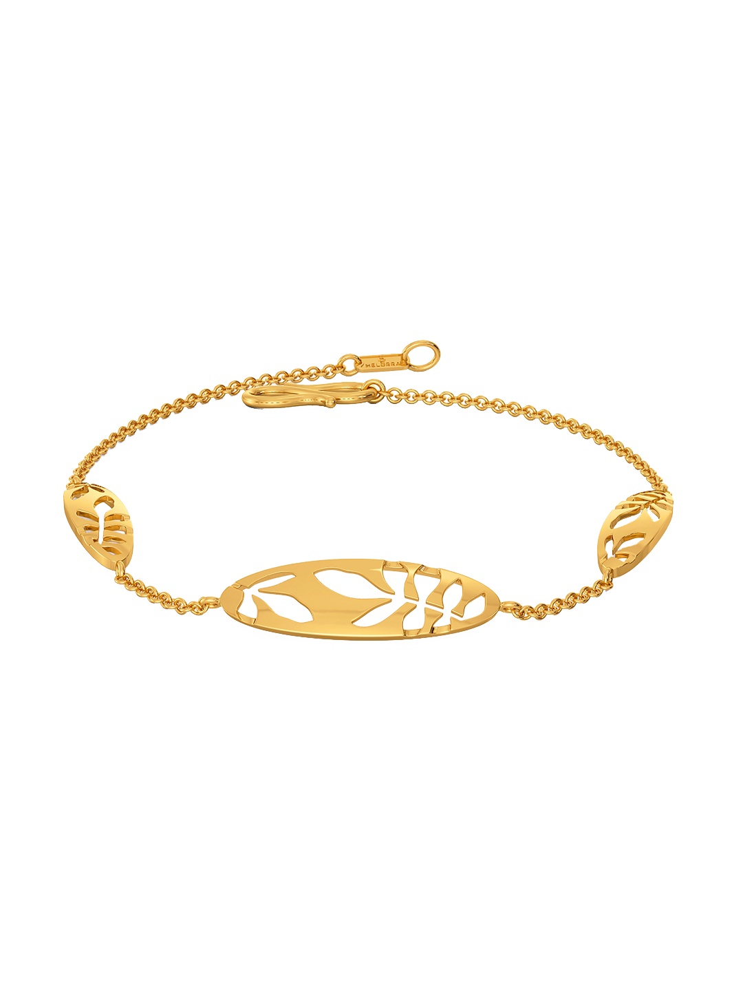 

MELORRA Scarf Mantra 18KT Gold Bracelet-3.52gm