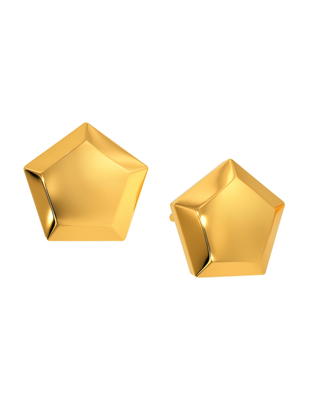 

MELORRA Re-Eco 18KT Gold Stud Earrings-2.51gm