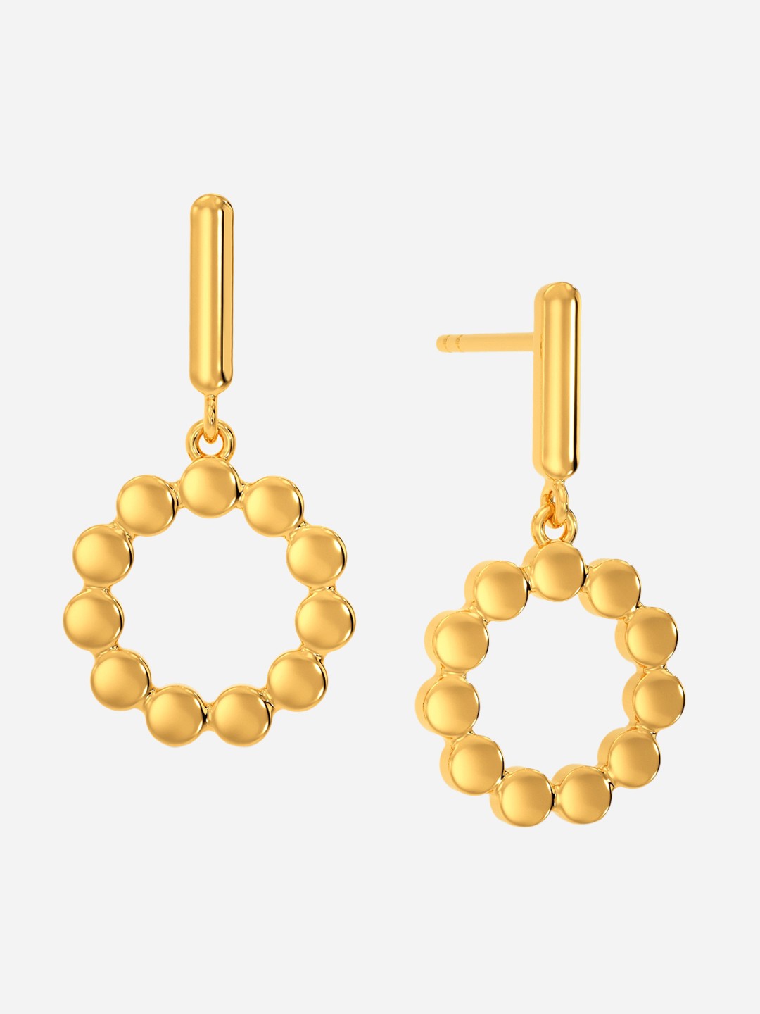 

MELORRA Woke Tomorrow 18KT Gold Earrings-2.95gm